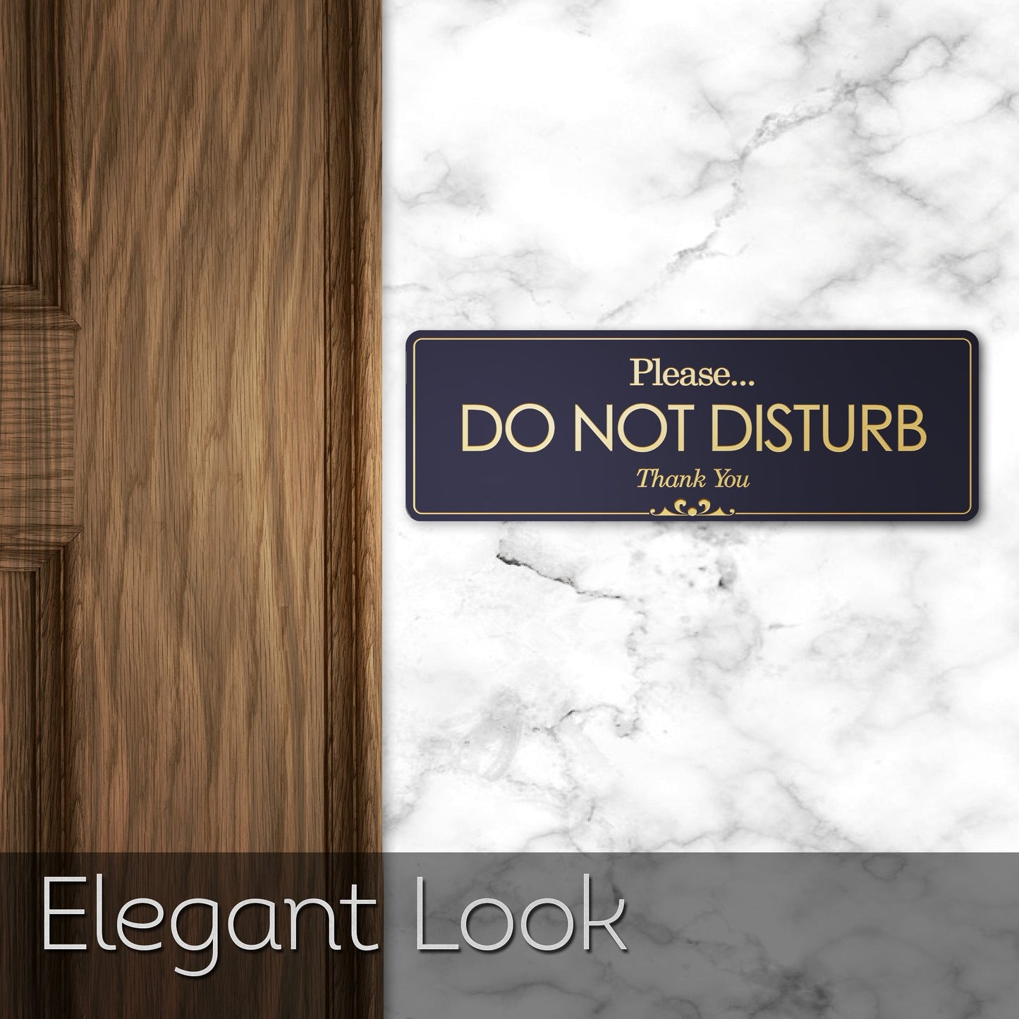 Please Do Not Disturb Thank You - Laser Engraved Sign