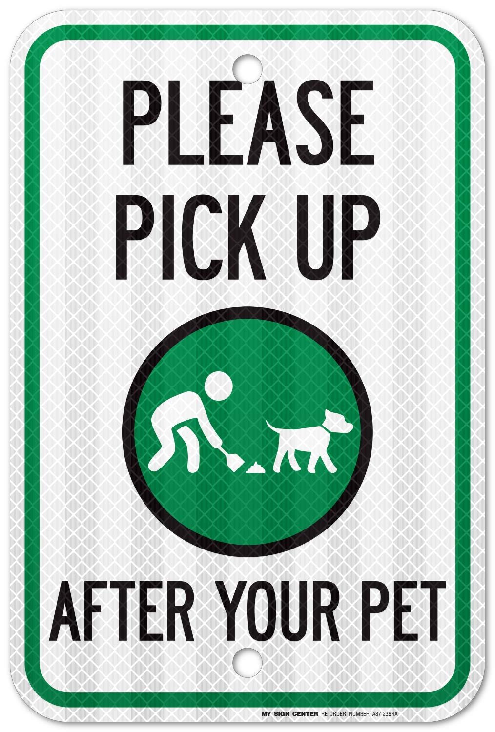 Please Pick Up After Your Pet Sign 2