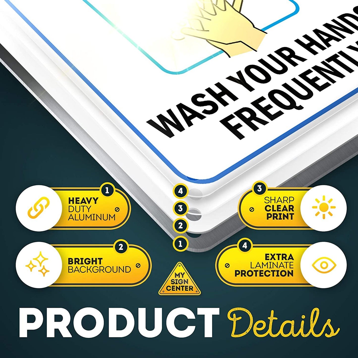 Wash Your Hands Sign Coronavirus Signs for Business