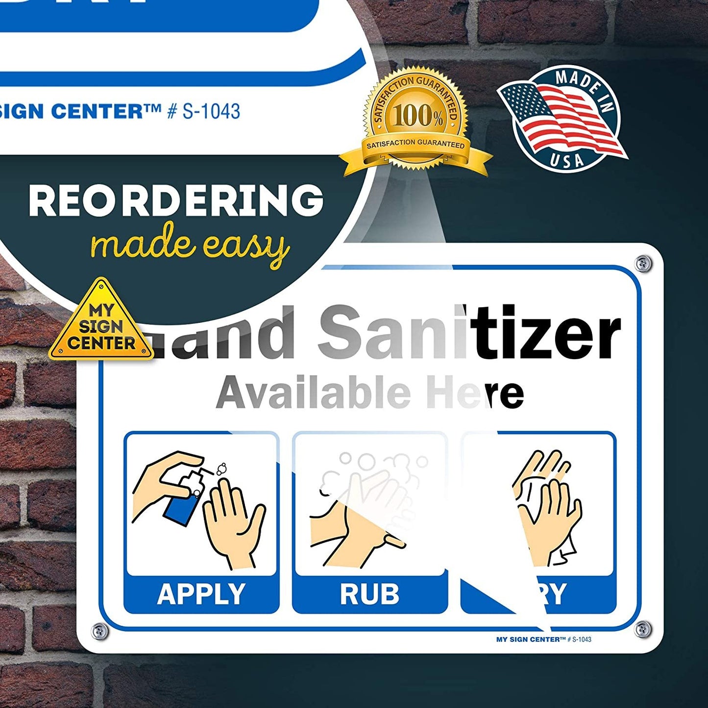 Hand Sanitizer Stations Sign