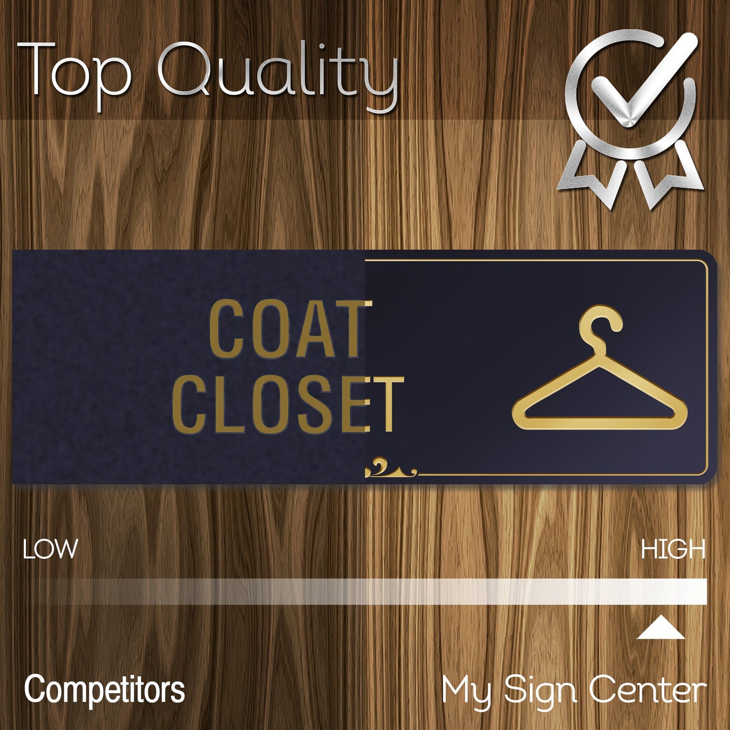 Coat Closet Sign Coat Storage Closet Door Accessories