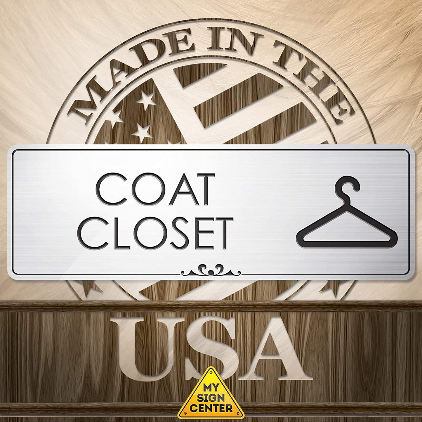 Coat Closet Sign Coat Storage Closet Door Accessories
