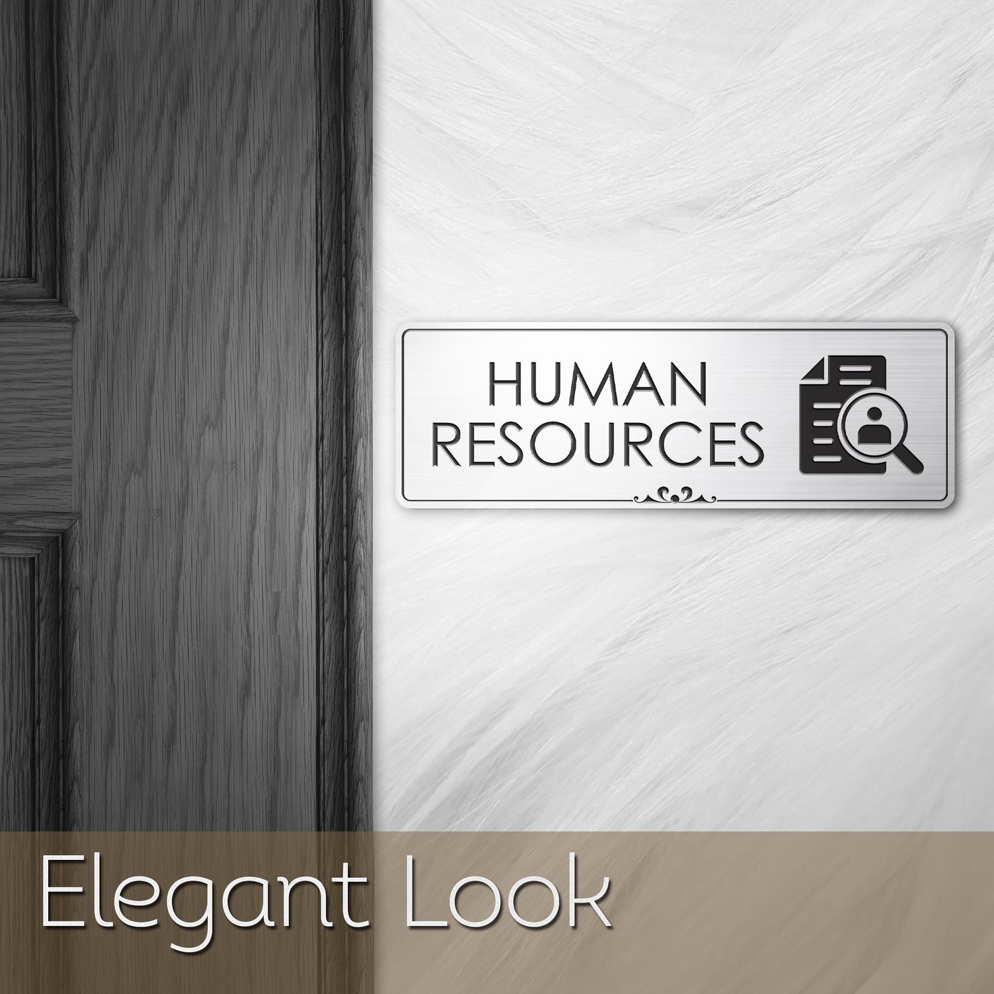 Human Resources Sign for Office Door