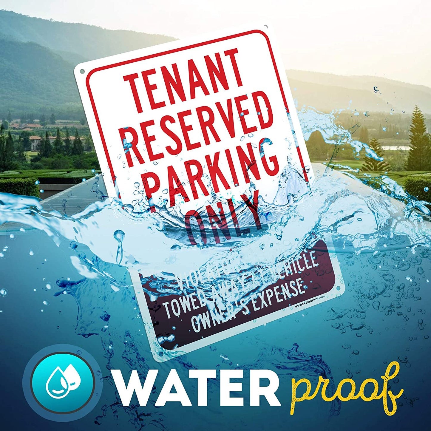 Tenant Parking Only Unauthorized Vehicles Will Be Towed Signs