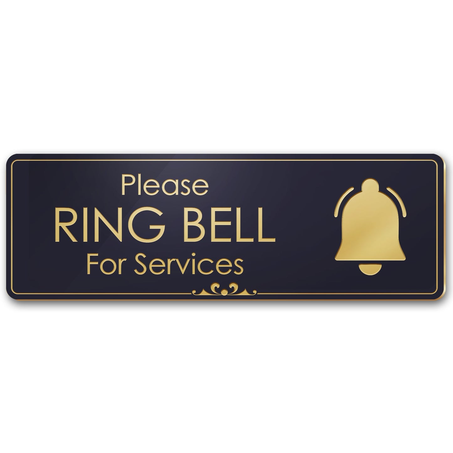 Please Ring Bell for Service Sign Office Ring for Assistance