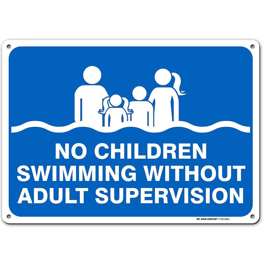 Adult Supervision Required Sign