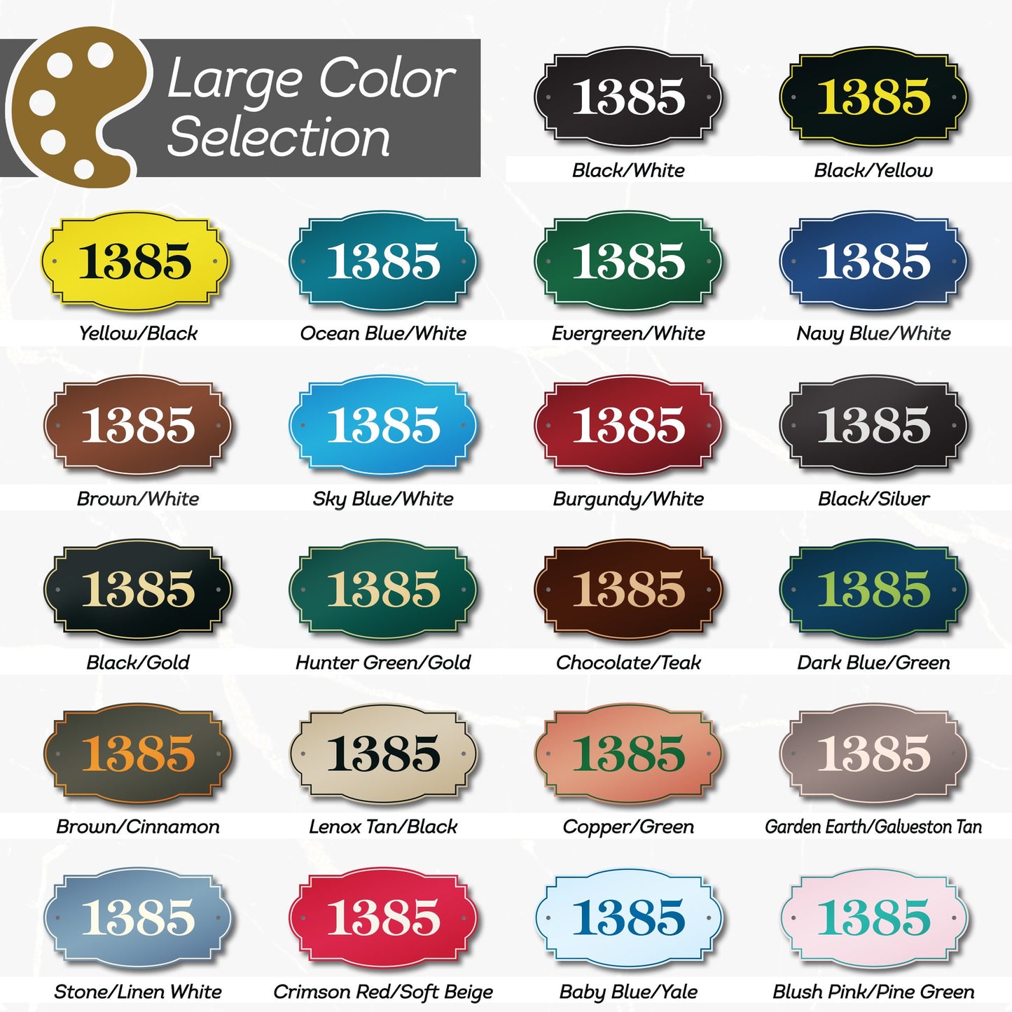 Customize and Personalized House Address Sign 2