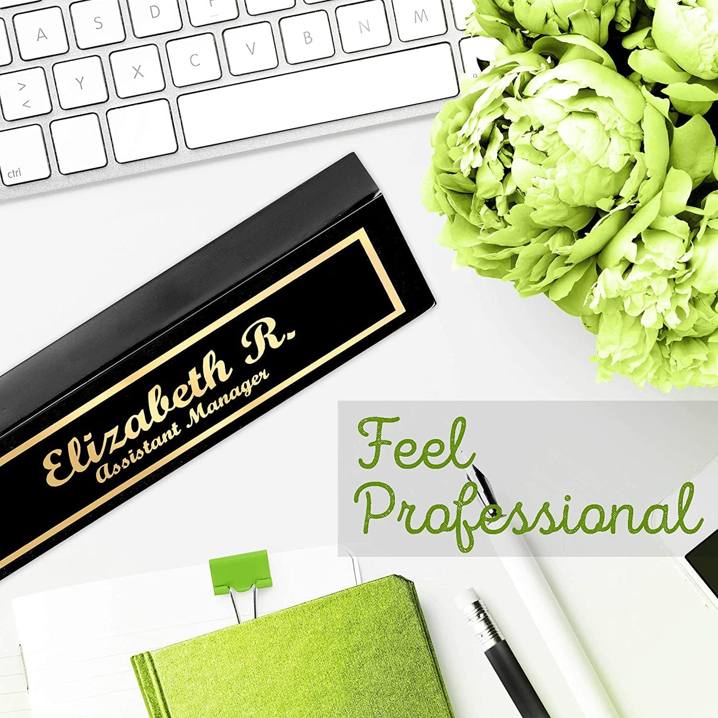 Desk Name Plate Personalized Custom Plaque