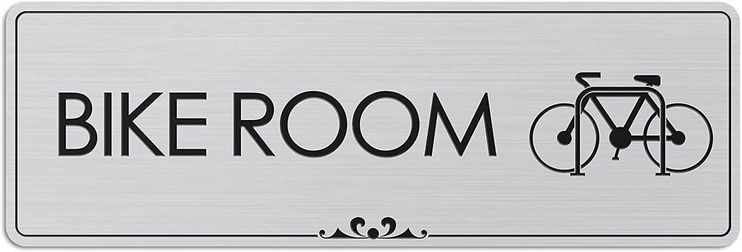 Bike Room - Laser Engraved Sign 1