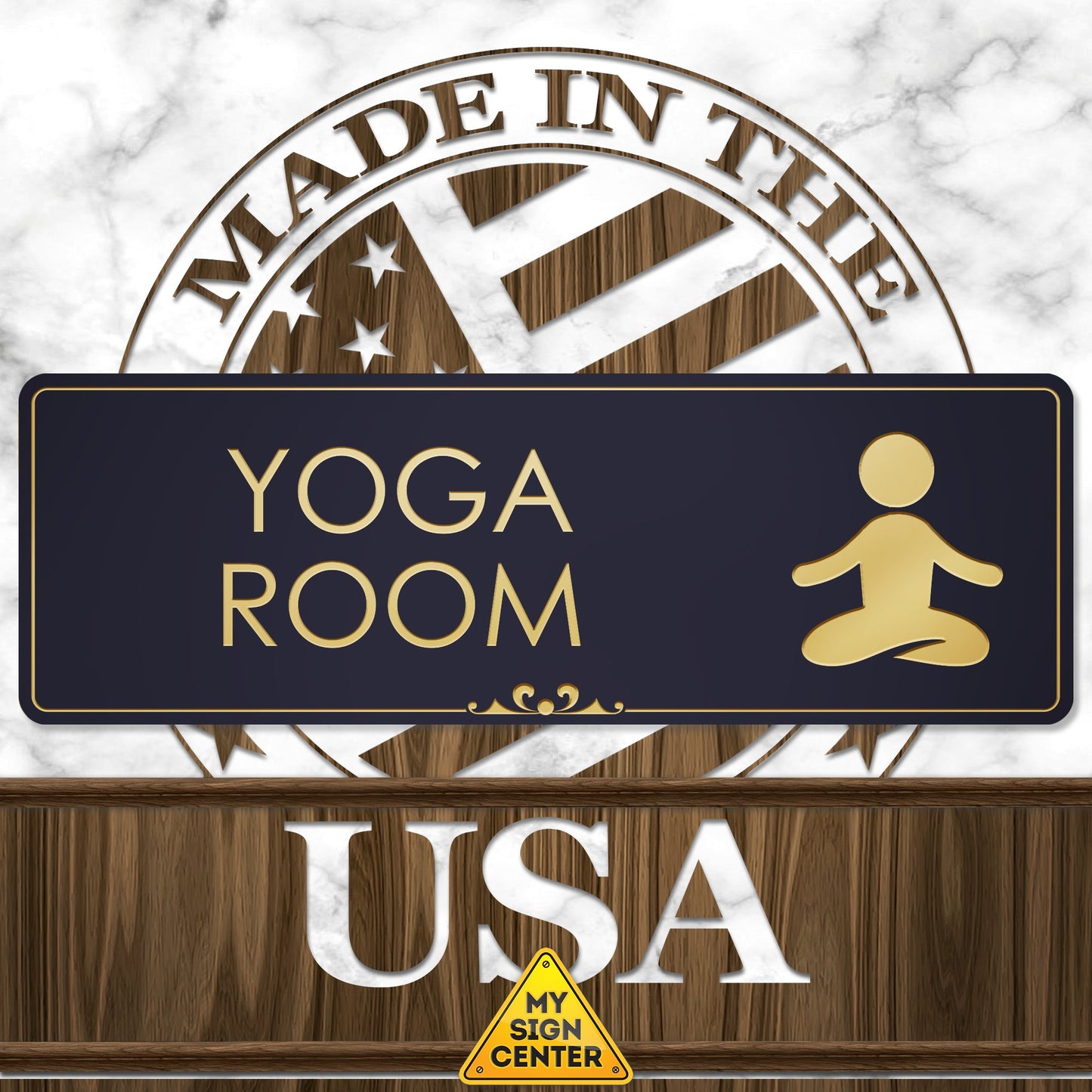 Yoga Room Sign Meditation in Progress Sign