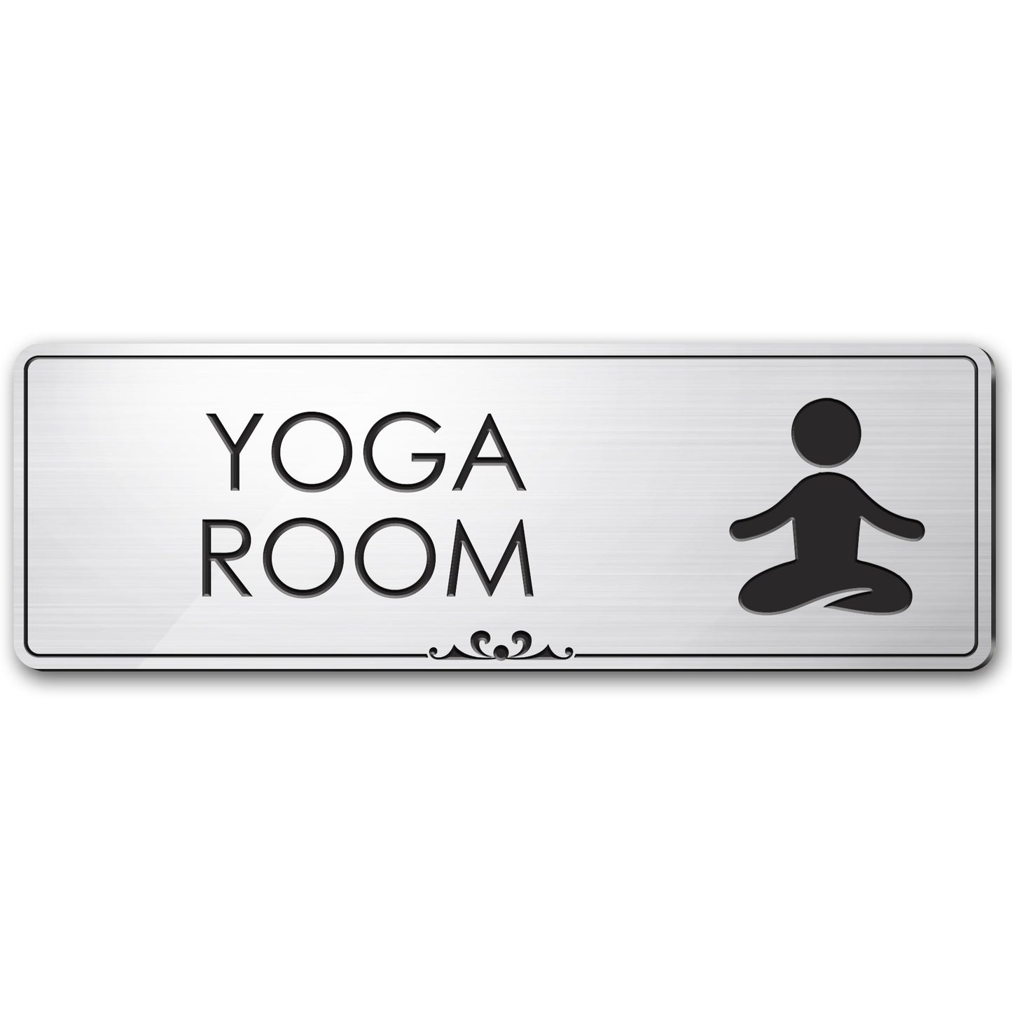 Yoga Room Sign Meditation in Progress Sign