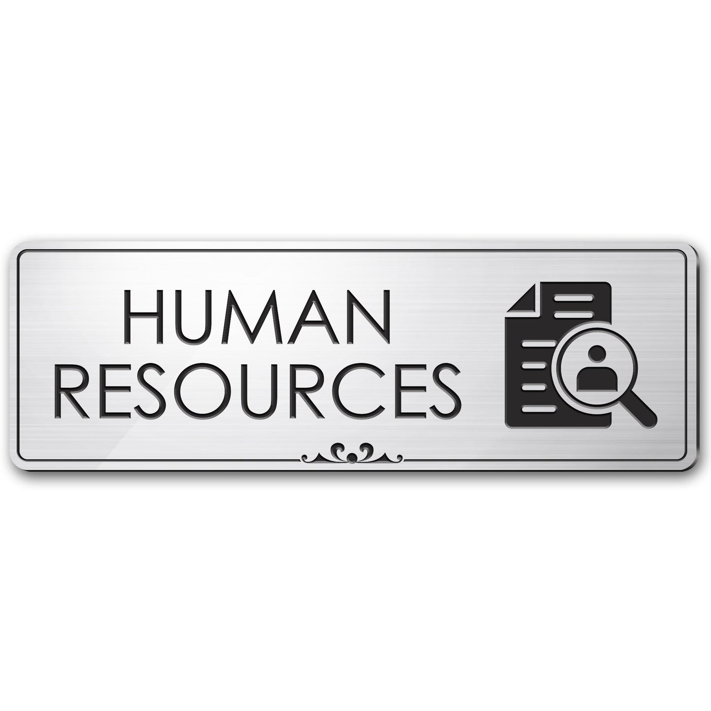 Human Resources Sign for Office Door