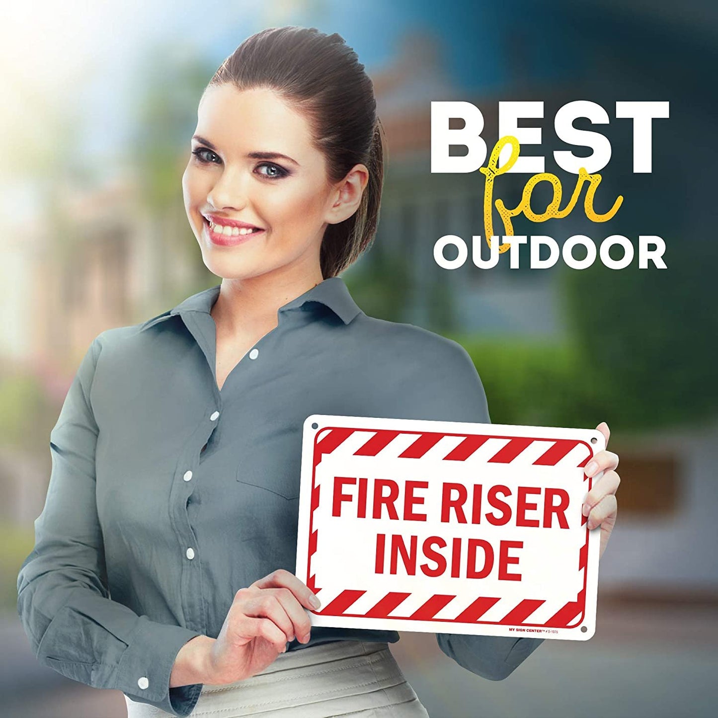Fire Sprinkler Riser Sign