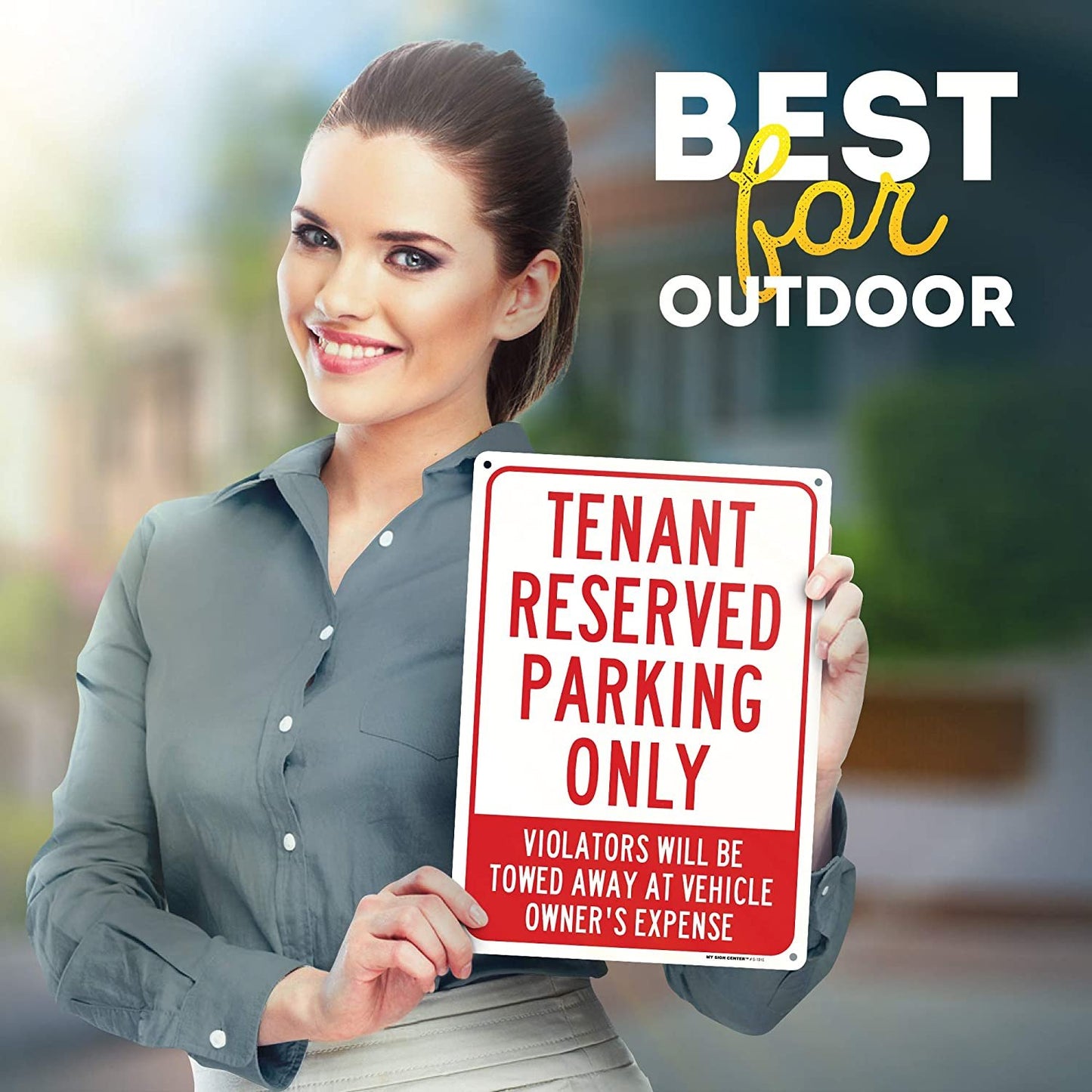 Tenant Parking Only Unauthorized Vehicles Will Be Towed Signs