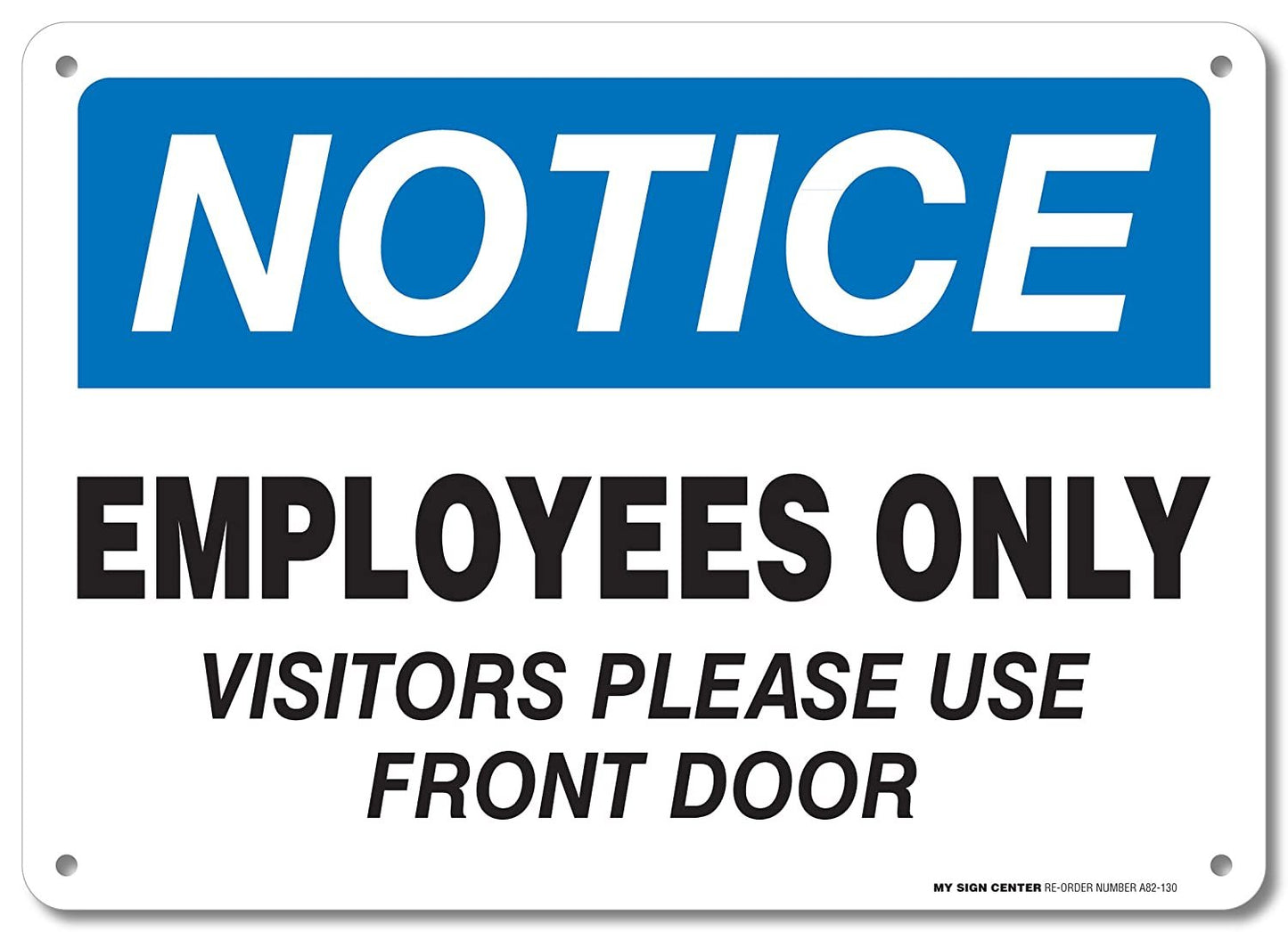Employees Only Sign