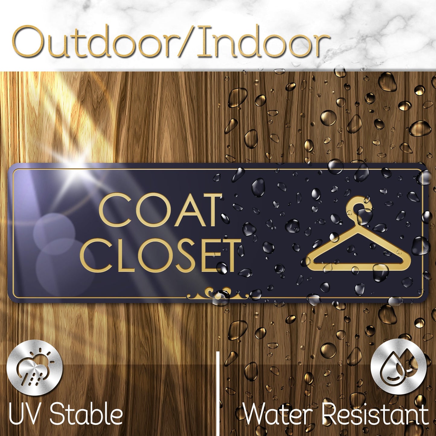 Coat Closet Sign Coat Storage Closet Door Accessories
