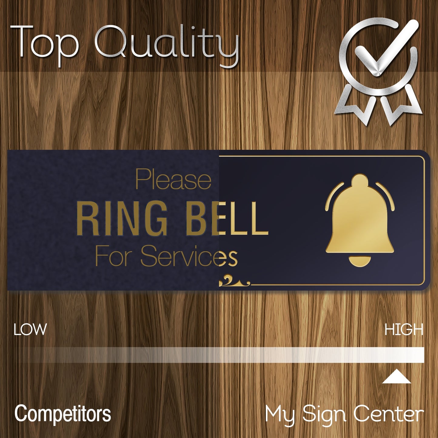 Please Ring Bell for Service Sign Office Ring for Assistance