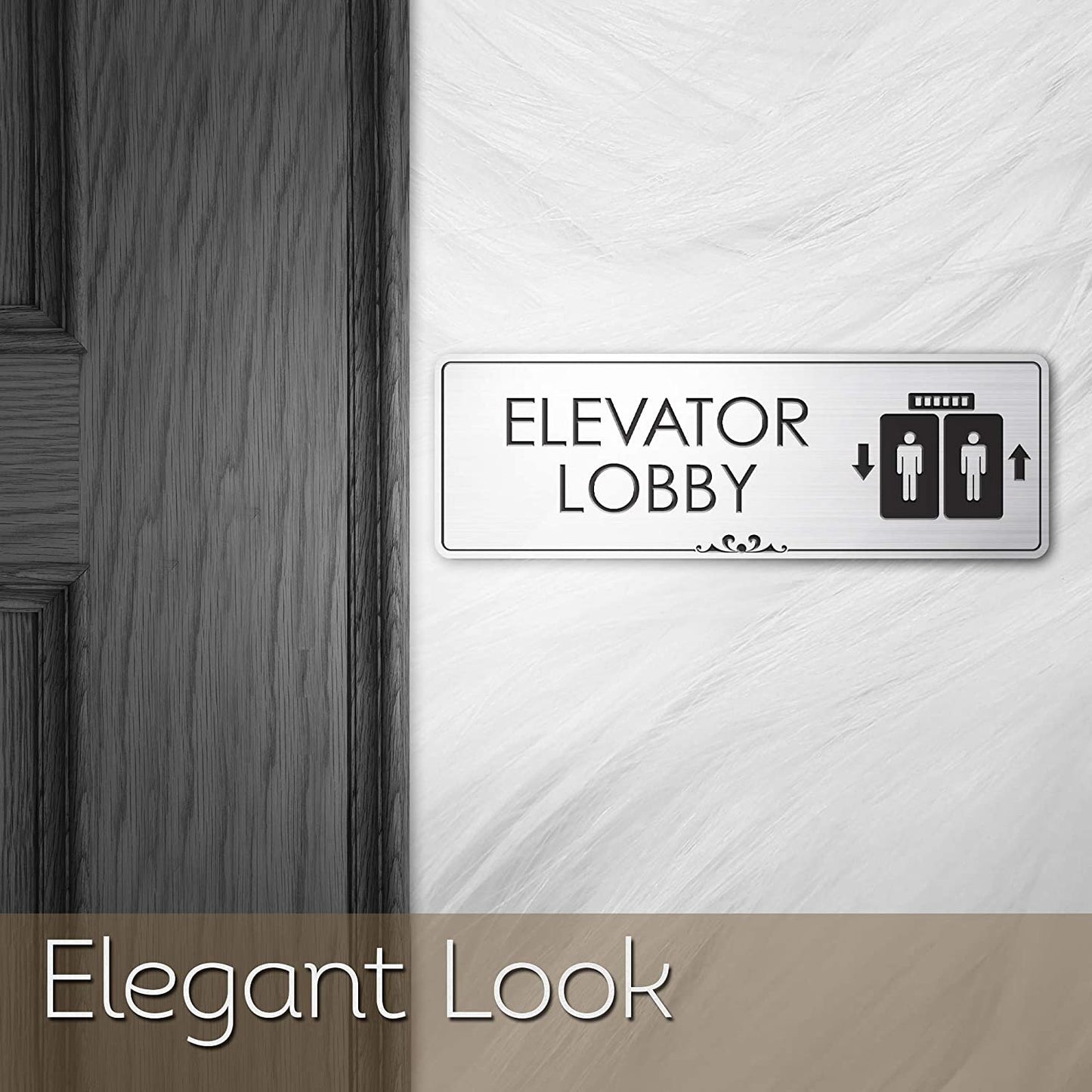 Lobby Elevator Sign Elevator Floor Engraved Sign