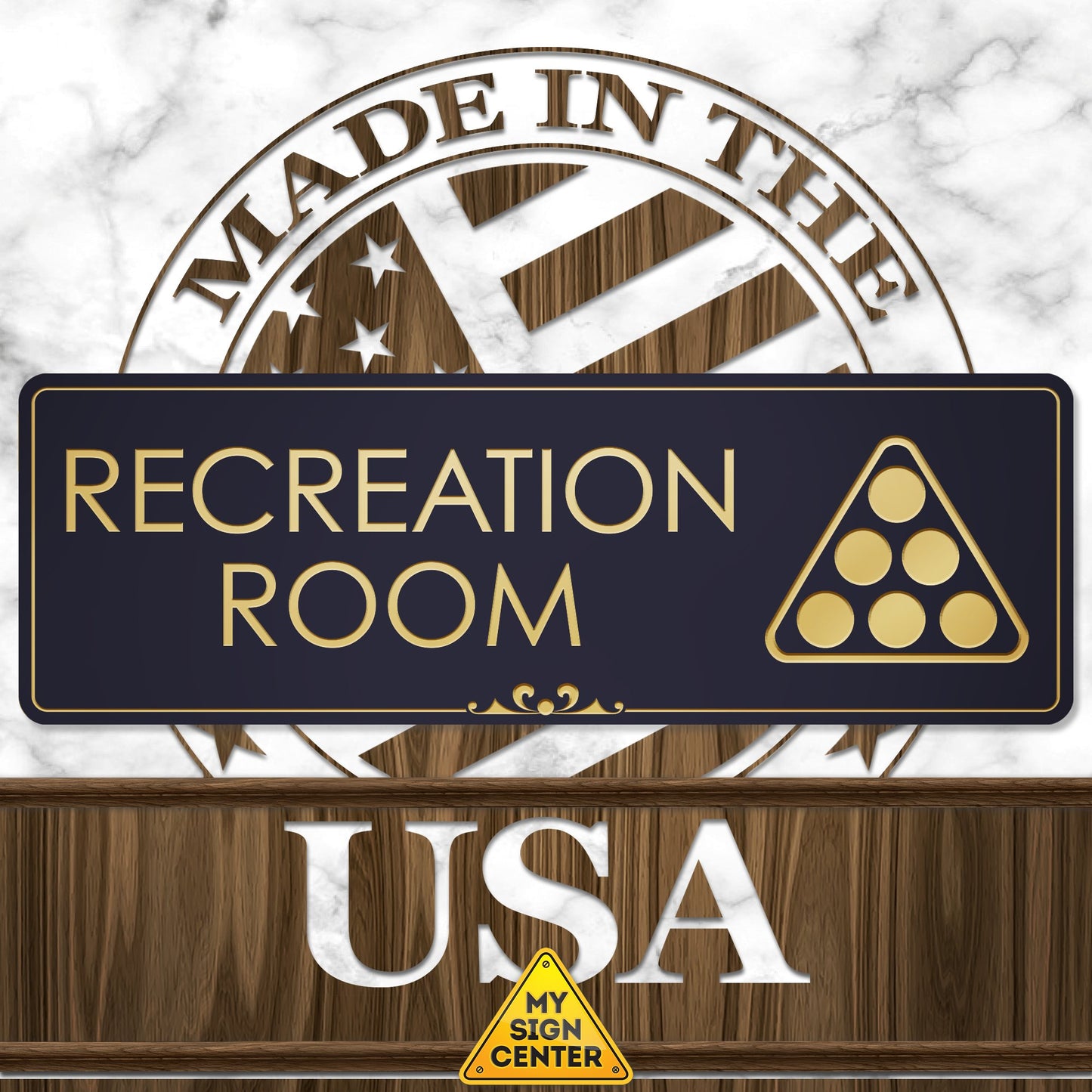 Recreation Room Sign