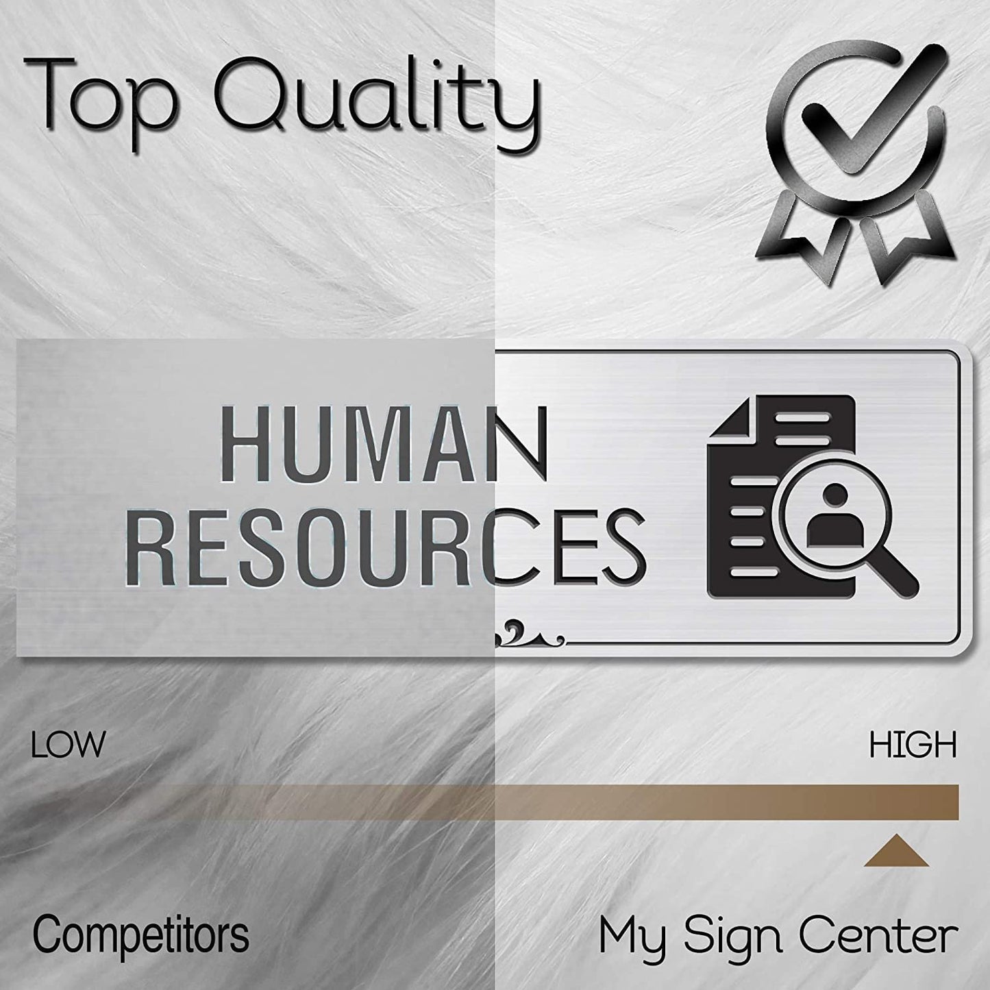 Human Resources Sign for Office Door