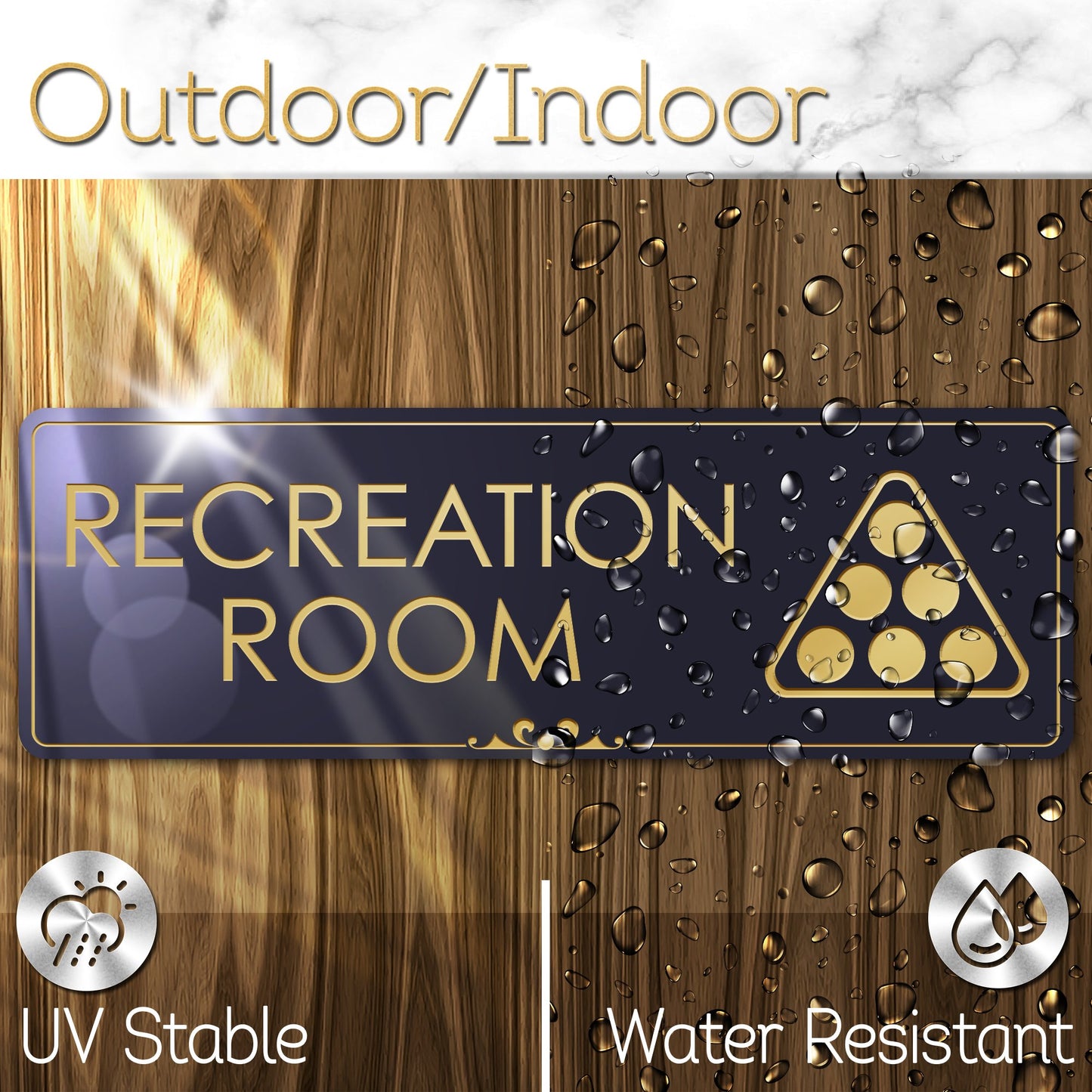 Recreation Room Sign