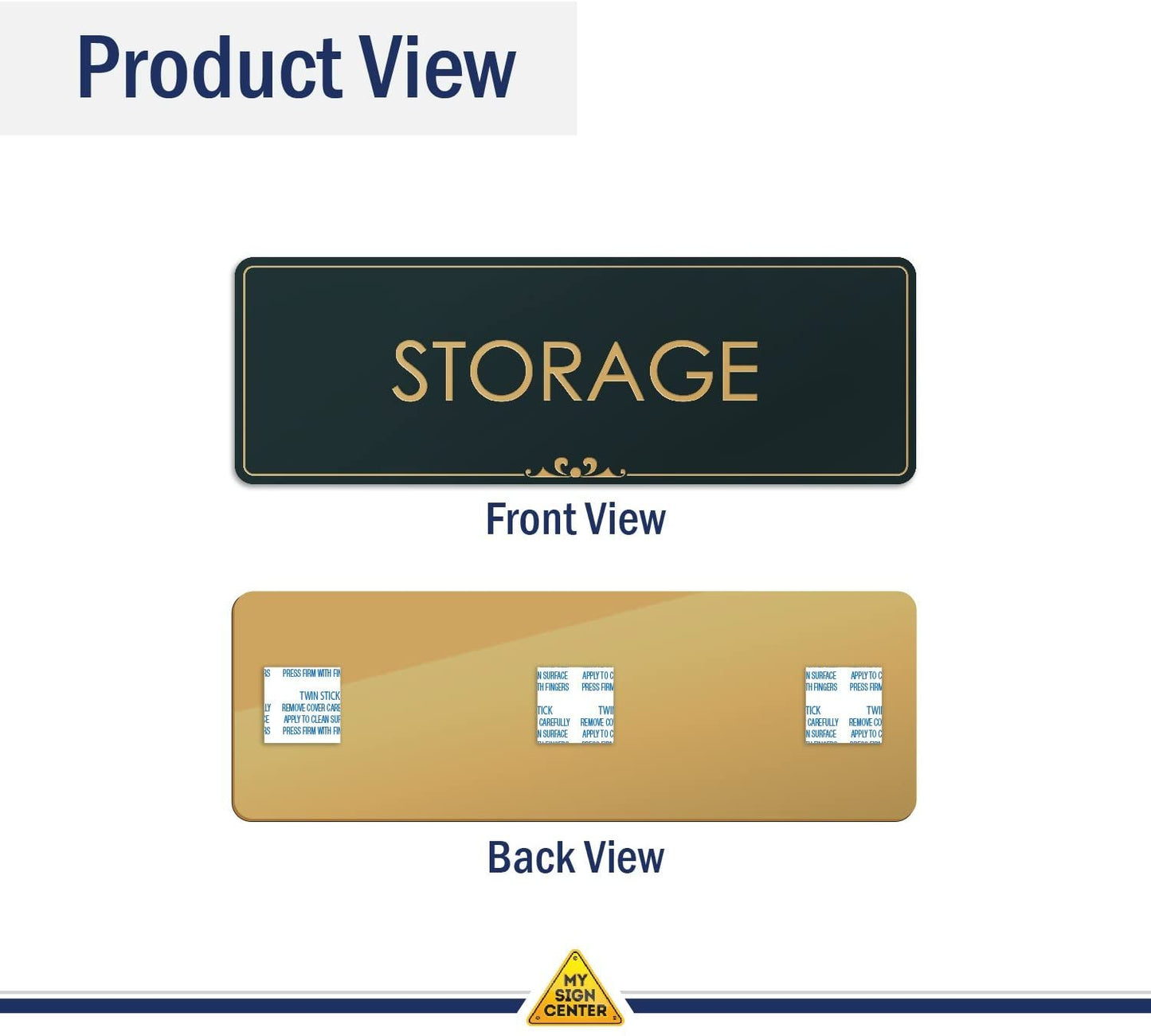 Storage - Laser Engraved Sign 1