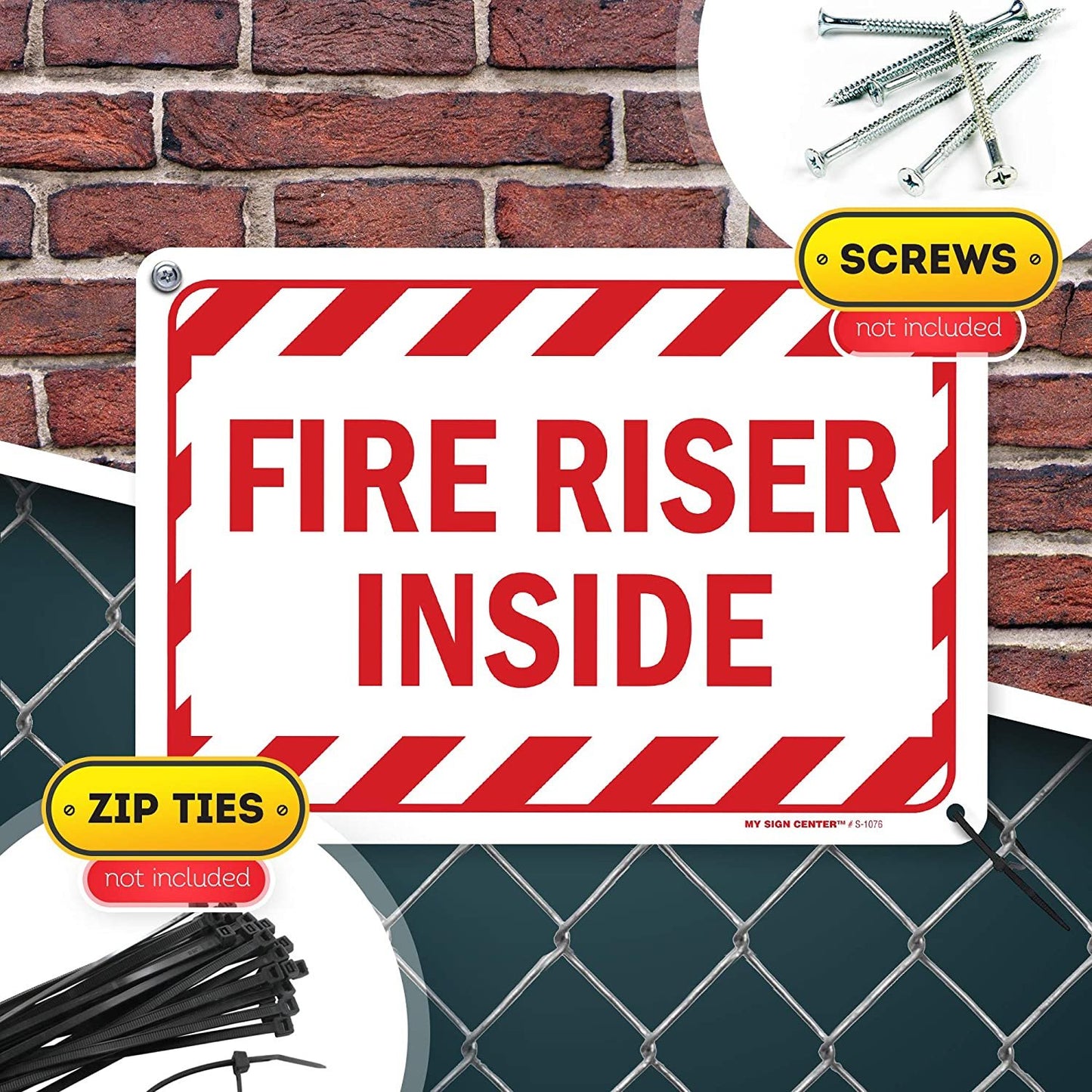 Fire Sprinkler Riser Sign