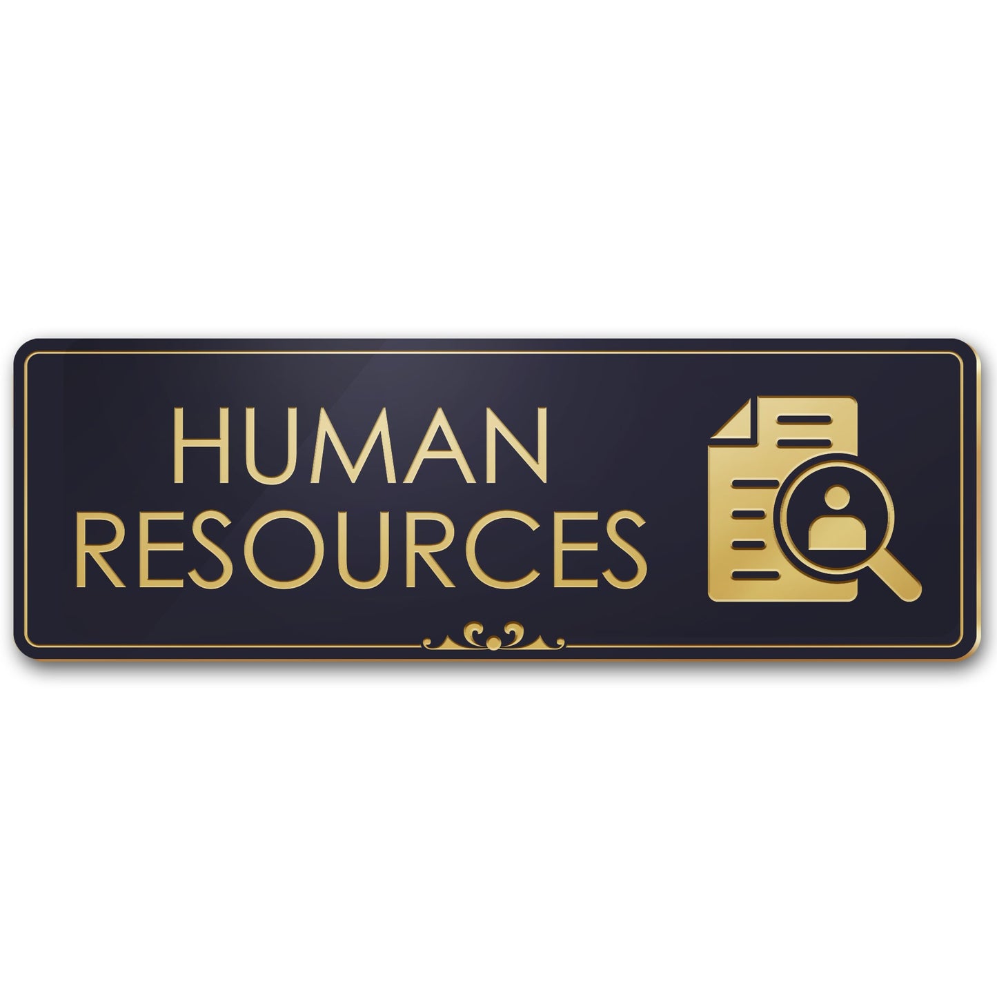 Human Resources Sign for Office Door