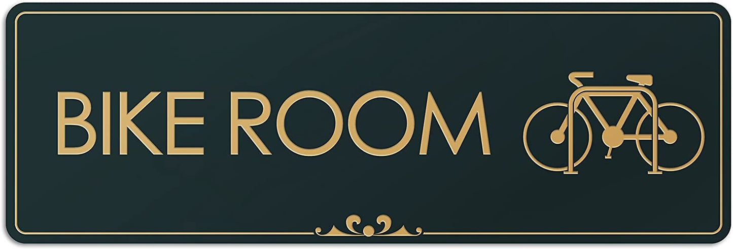 Bike Room - Laser Engraved Sign 2