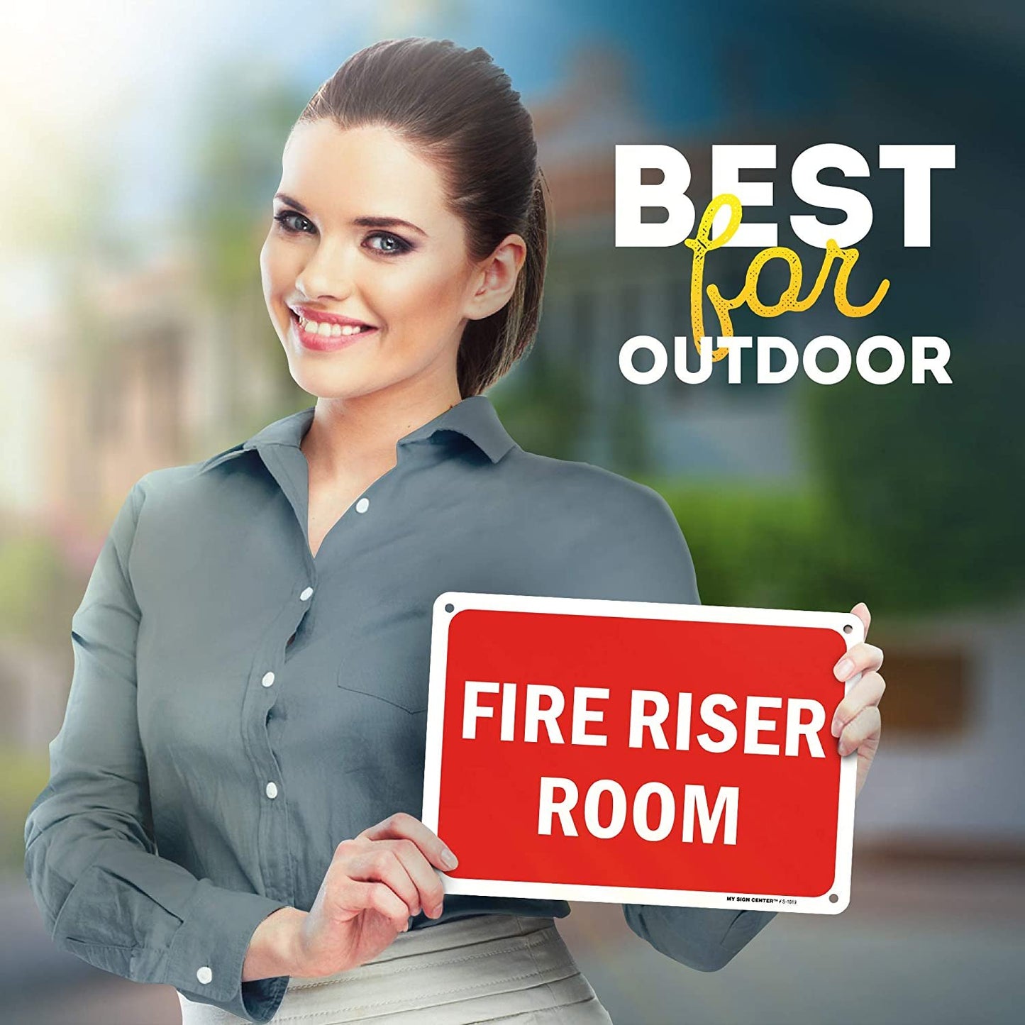 Fire Riser Room Sign