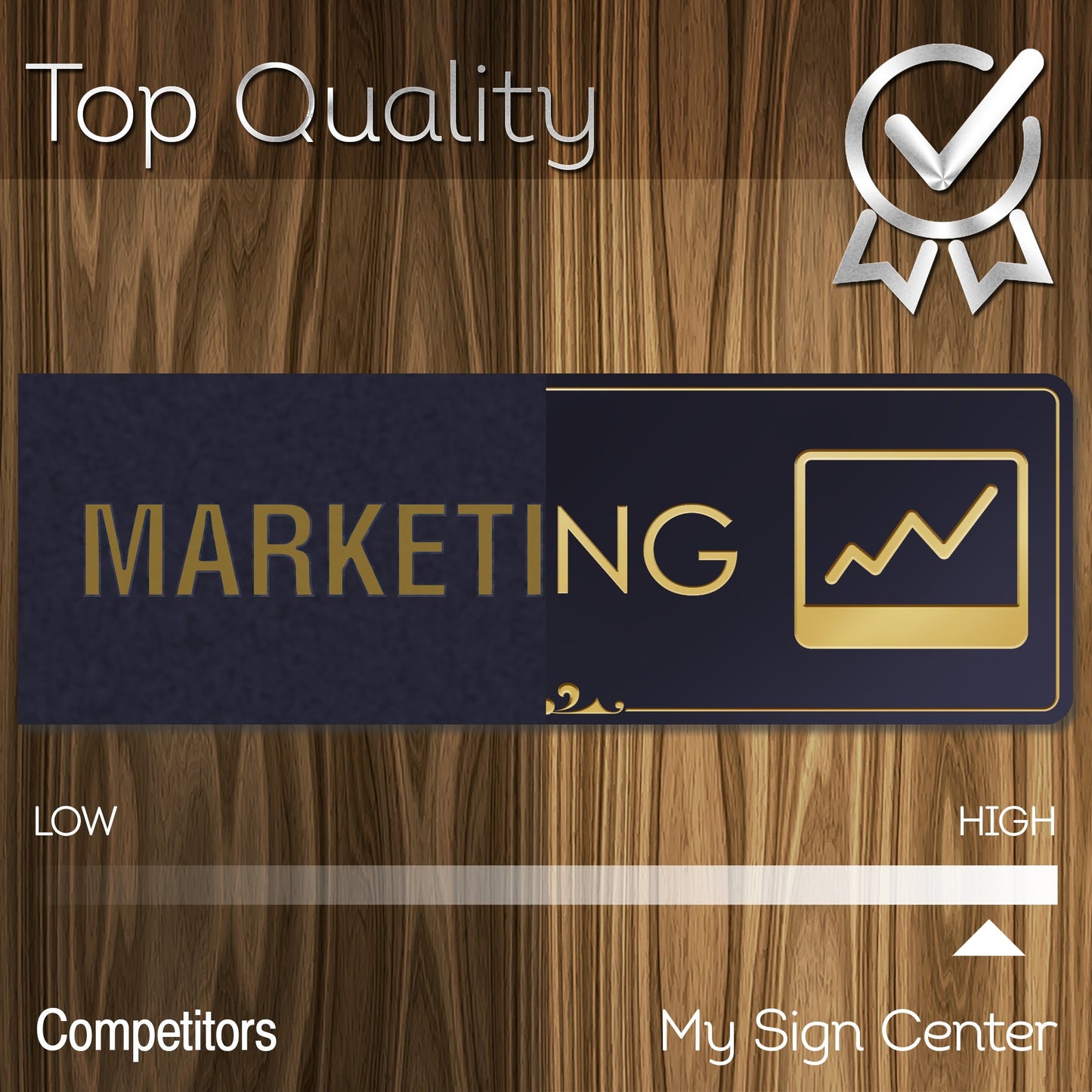 Marketing Office Door Sign