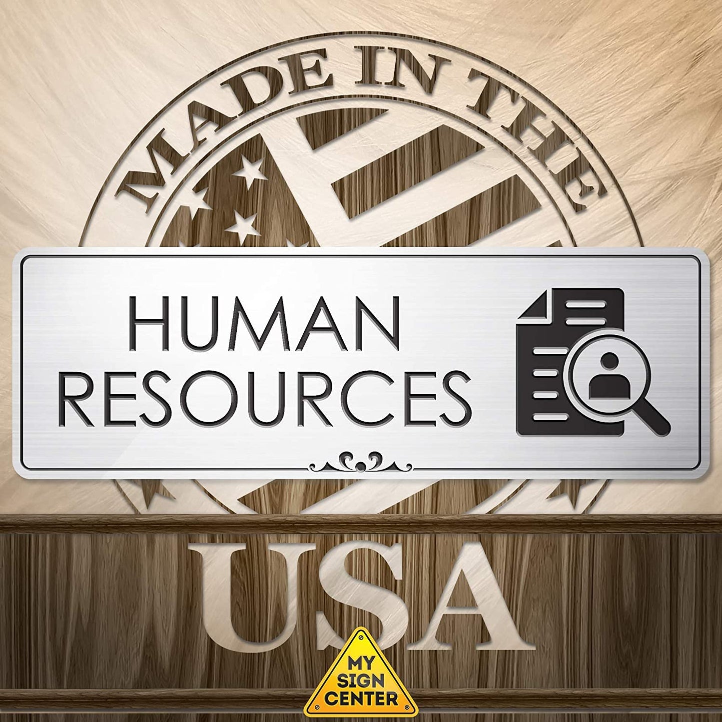 Human Resources Sign for Office Door