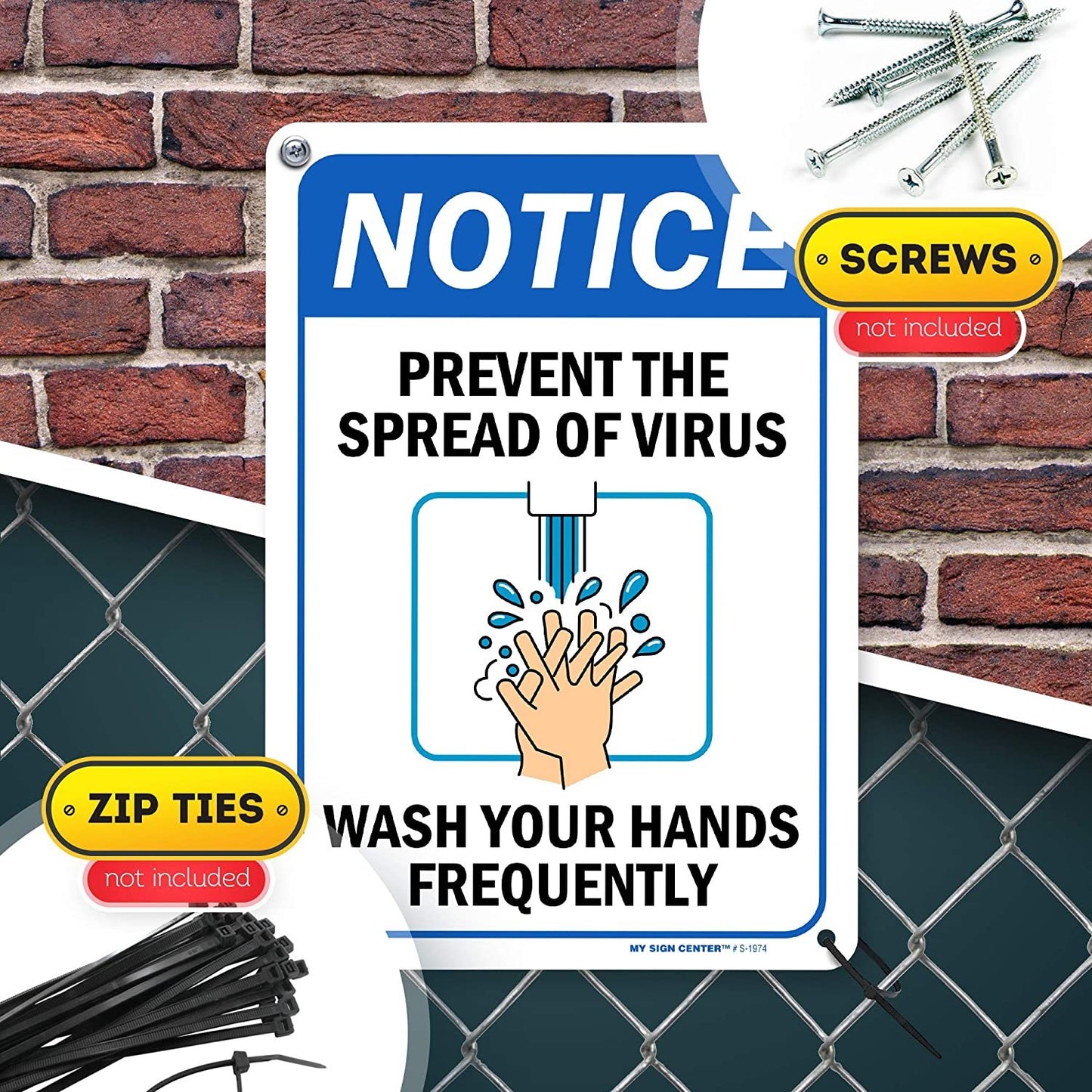 Wash Your Hands Sign Coronavirus Signs for Business