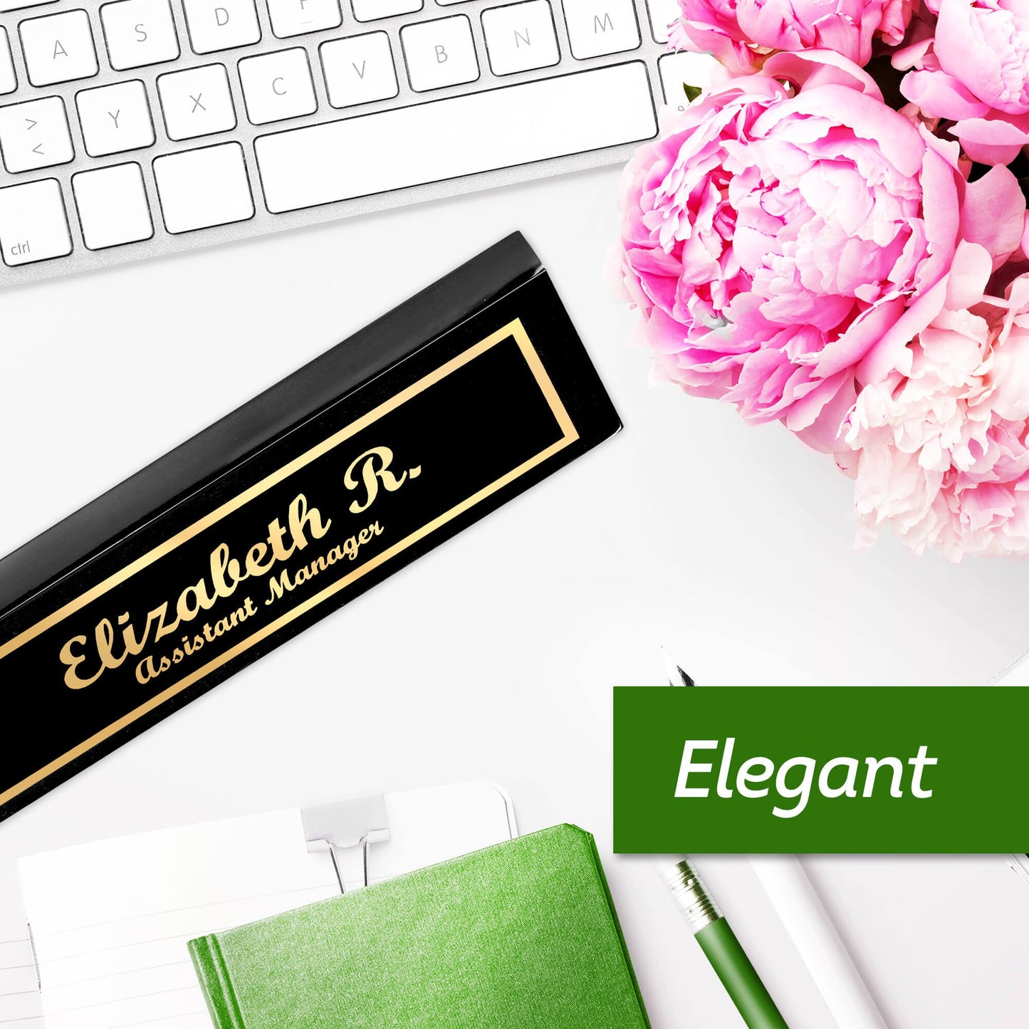 Desk Name Plate Personalized Custom Plaque