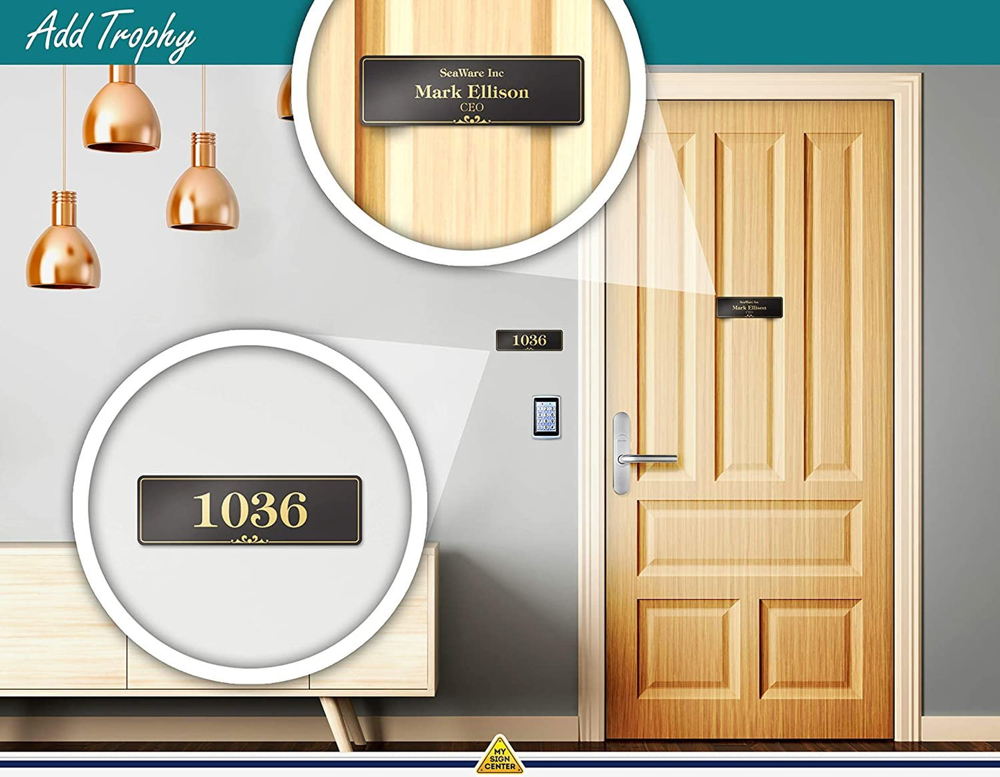 Name Plate for Door