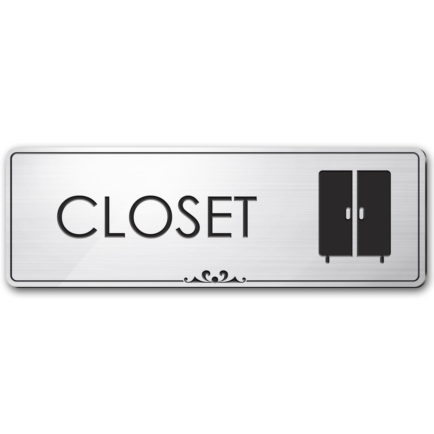 Closet Door Storage Room Sign