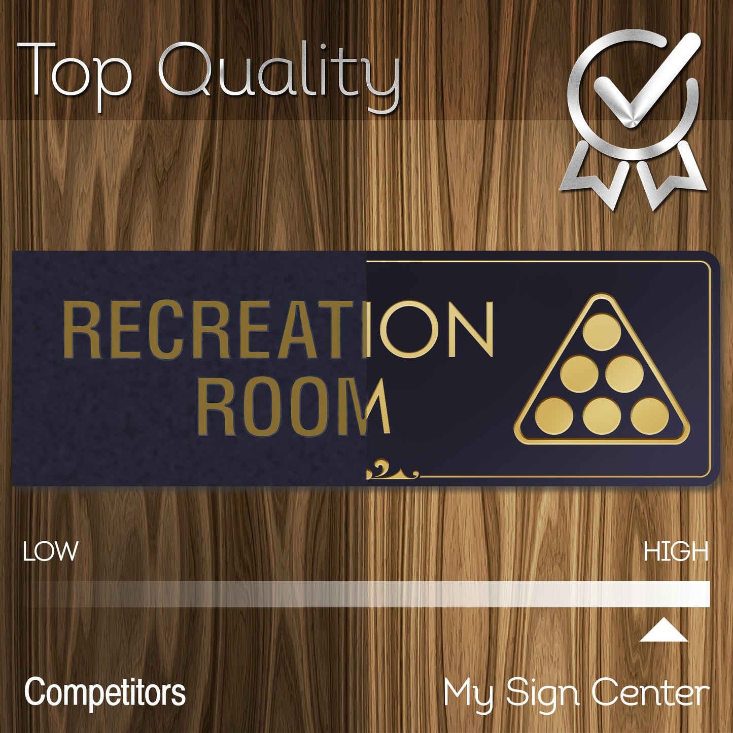 Recreation Room Sign