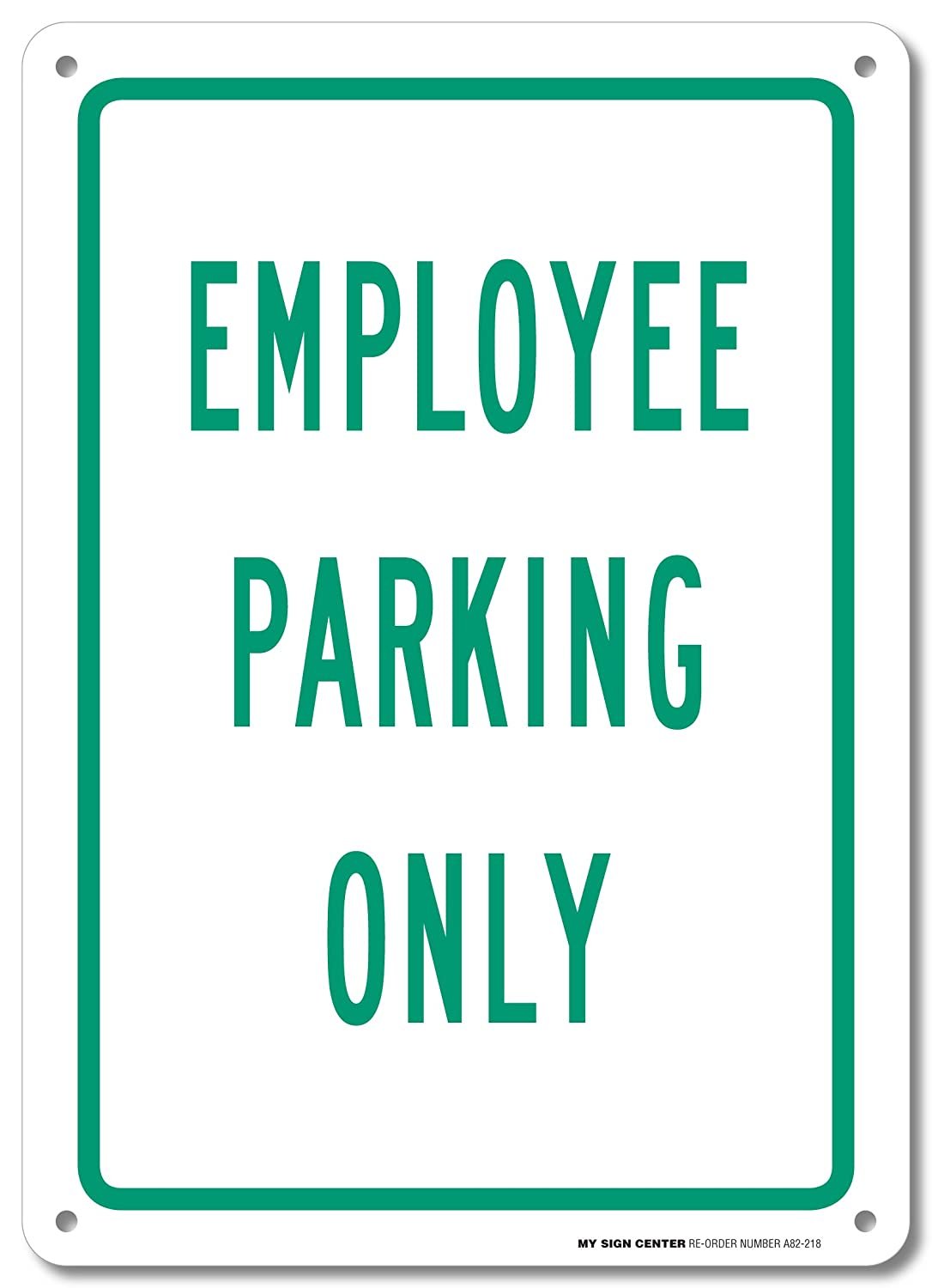 Employee Parking Only Sign 1
