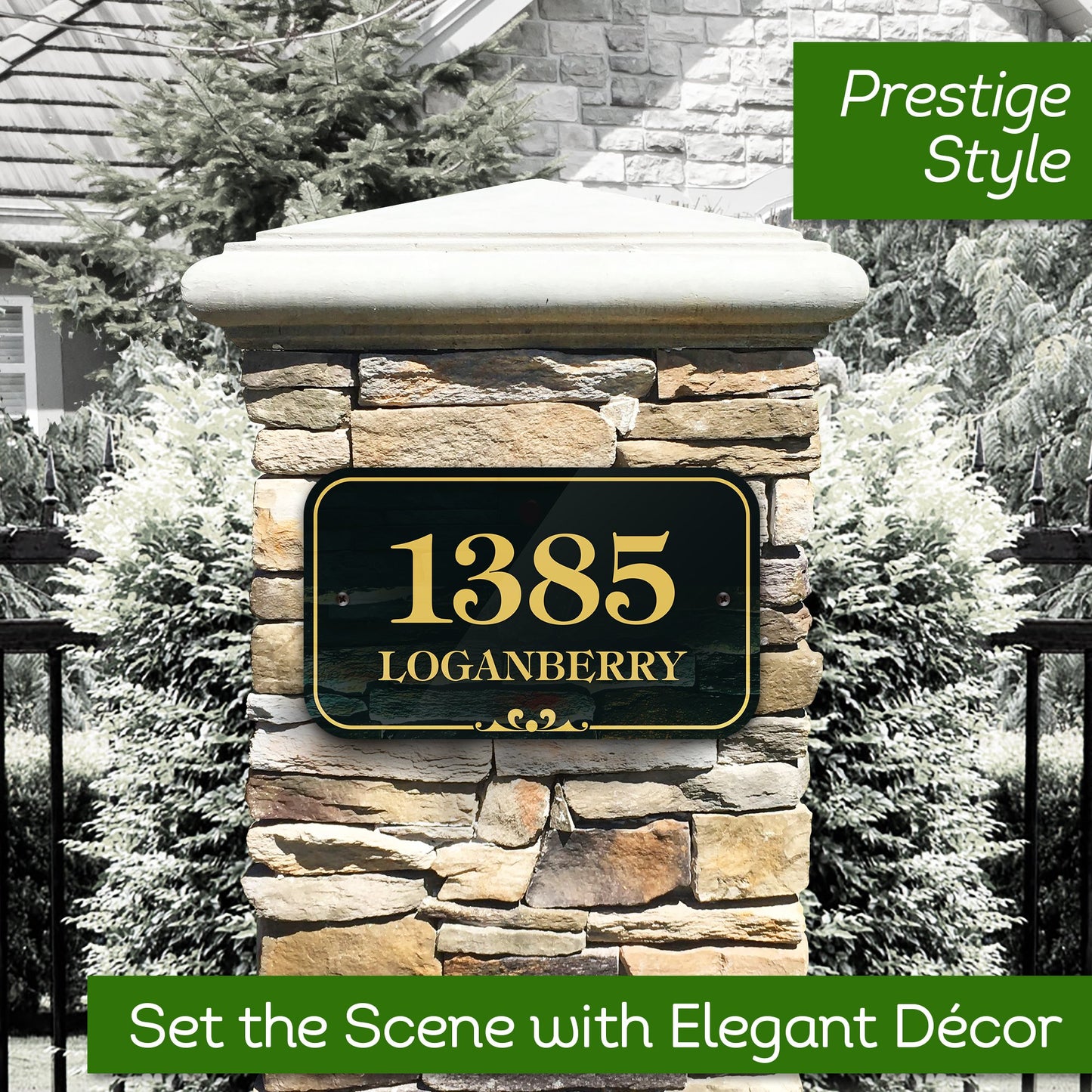 Customized and Personalized House Address Sign 4