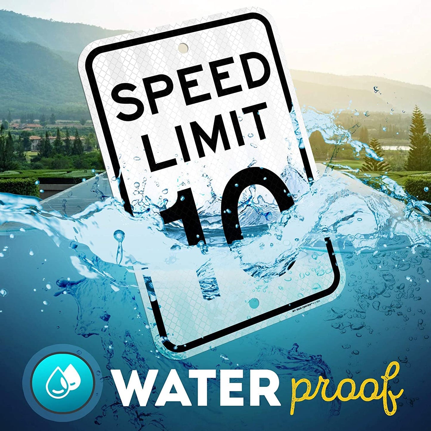 10 MPH Speed Limit Sign