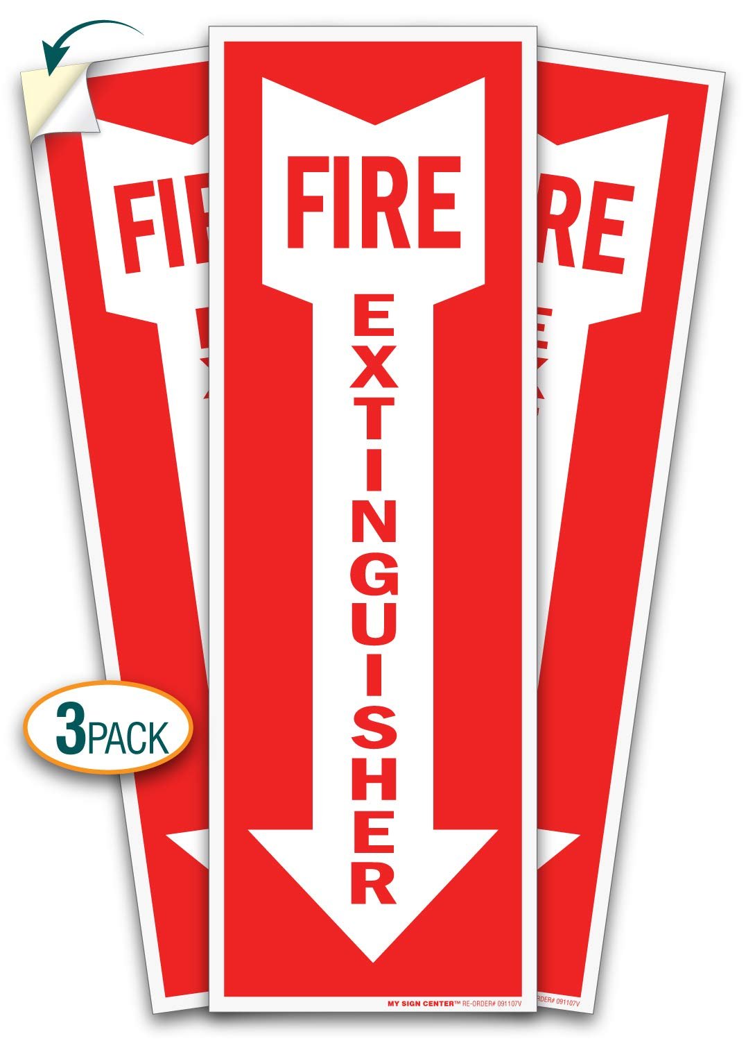 Fire Extinguisher Signs (3 Pack)