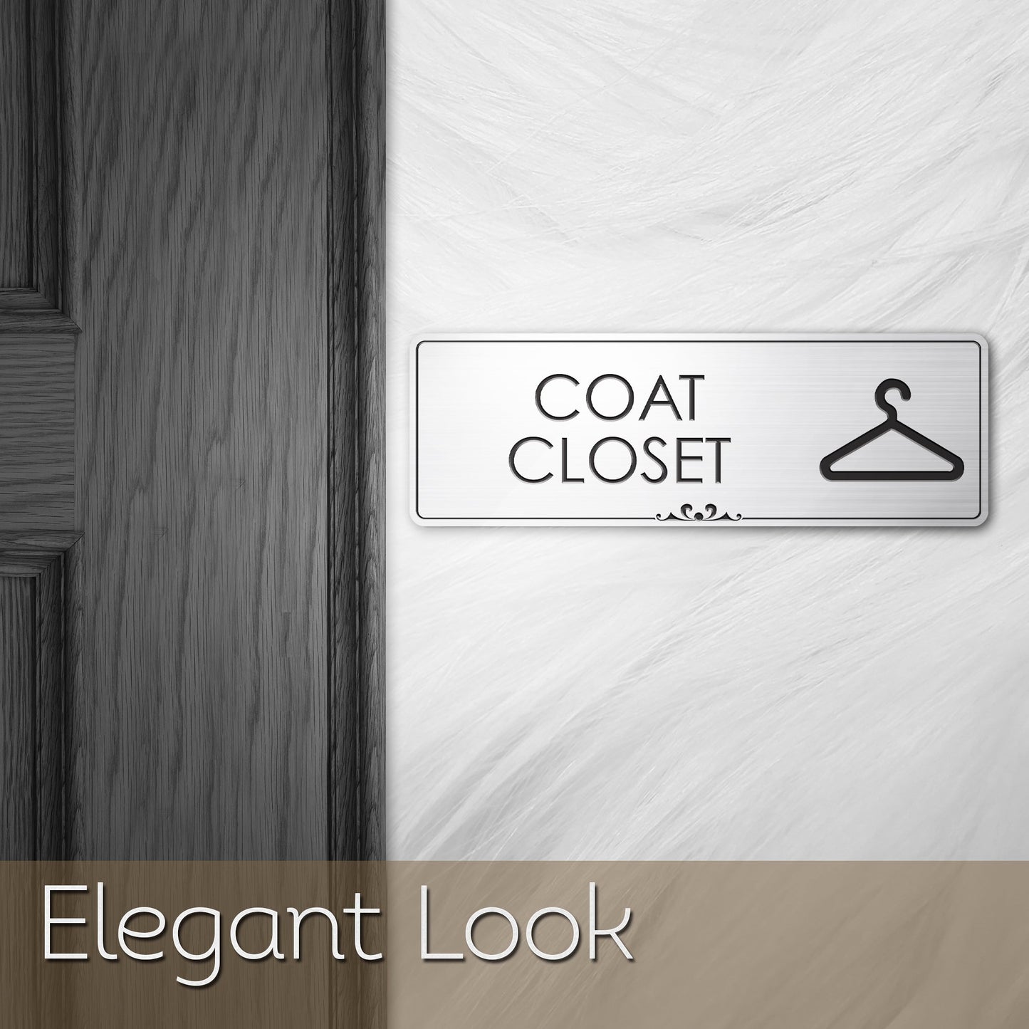 Coat Closet Sign Coat Storage Closet Door Accessories
