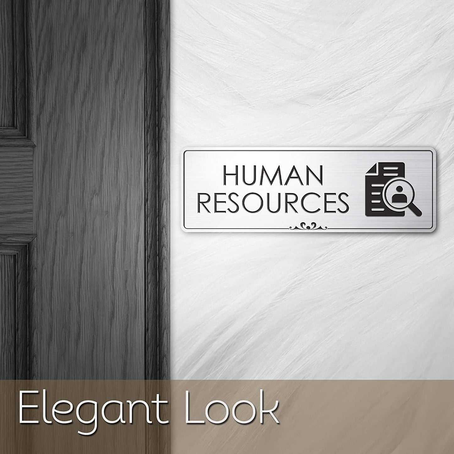 Human Resources Sign for Office Door