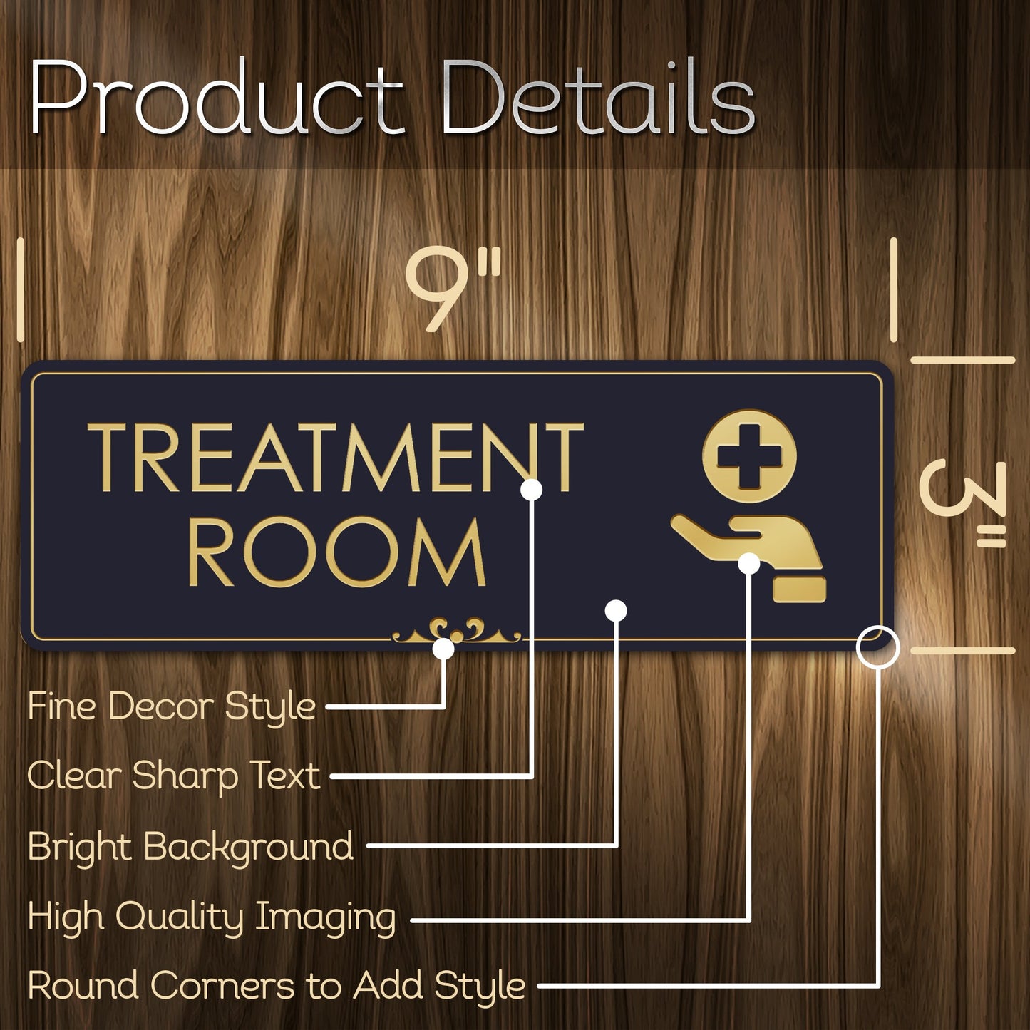 Treatment Room Sign Treatment in Session Sign
