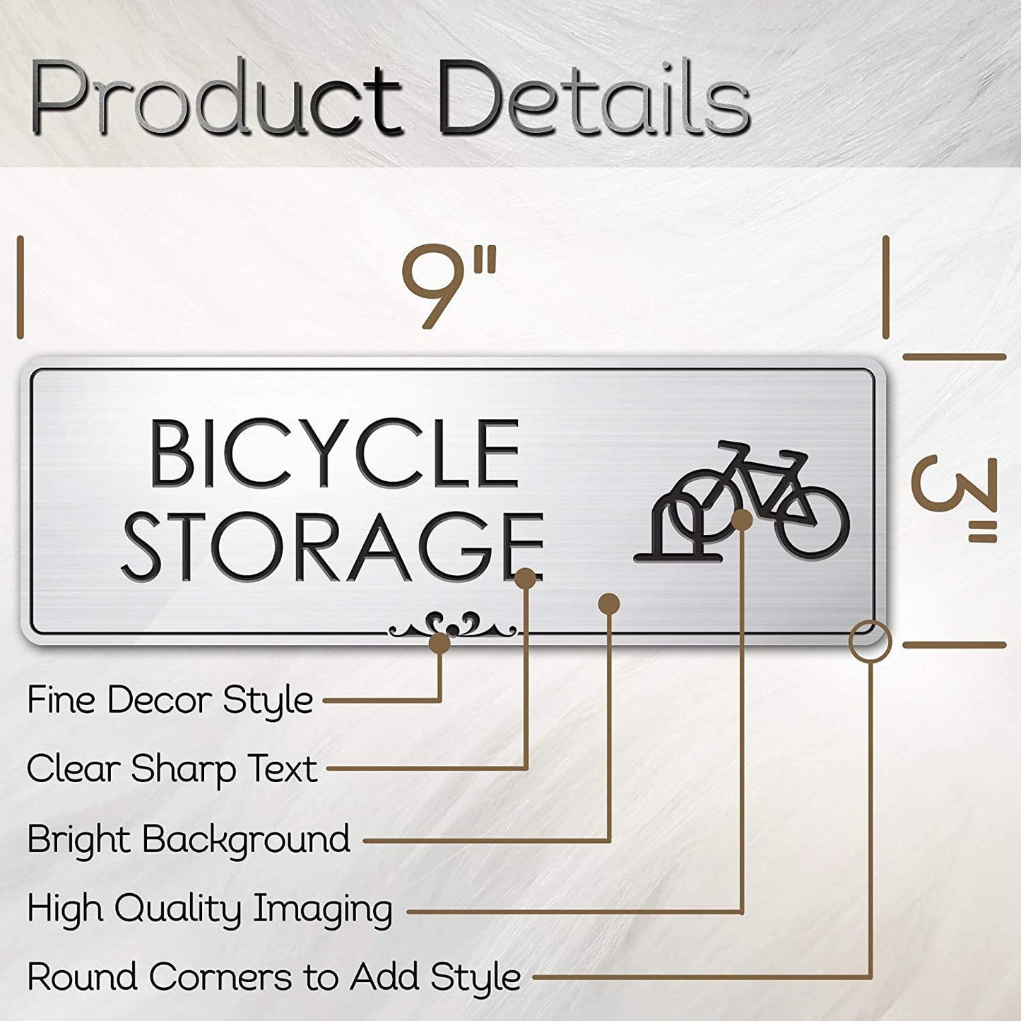 Bicycle Rack Sign Bike Storage Signage