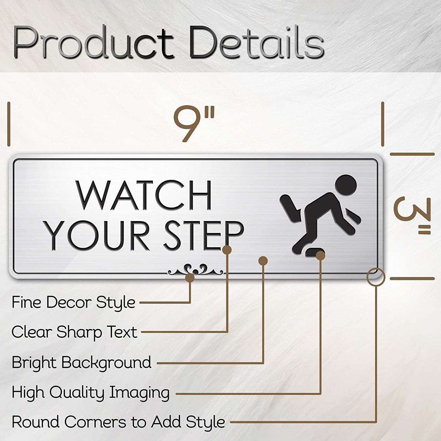 Caution Watch Your Step Sign Work Place Safety Signs