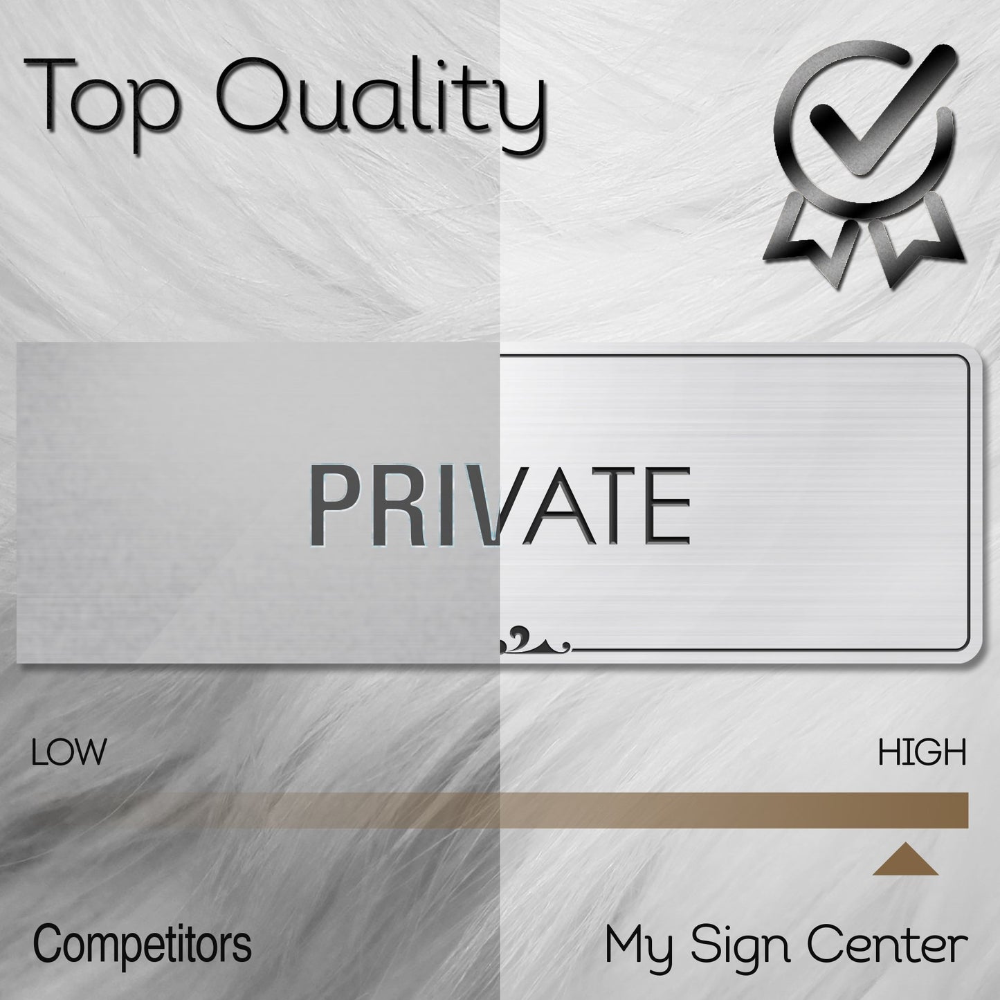 Private - Laser Engraved Sign