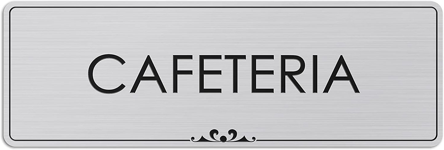 Cafeteria - Laser Engraved Sign 2