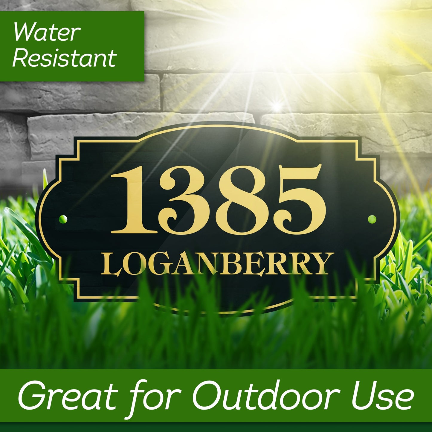 Customize and Personalized House Address Sign 2