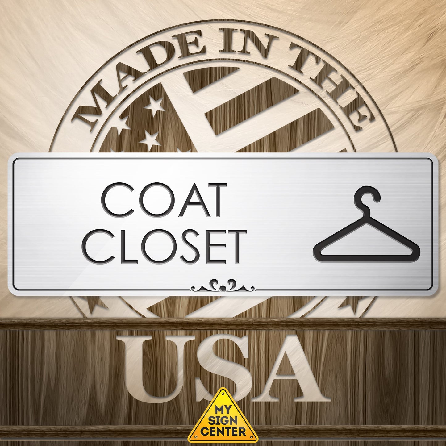 Coat Closet Sign Coat Storage Closet Door Accessories